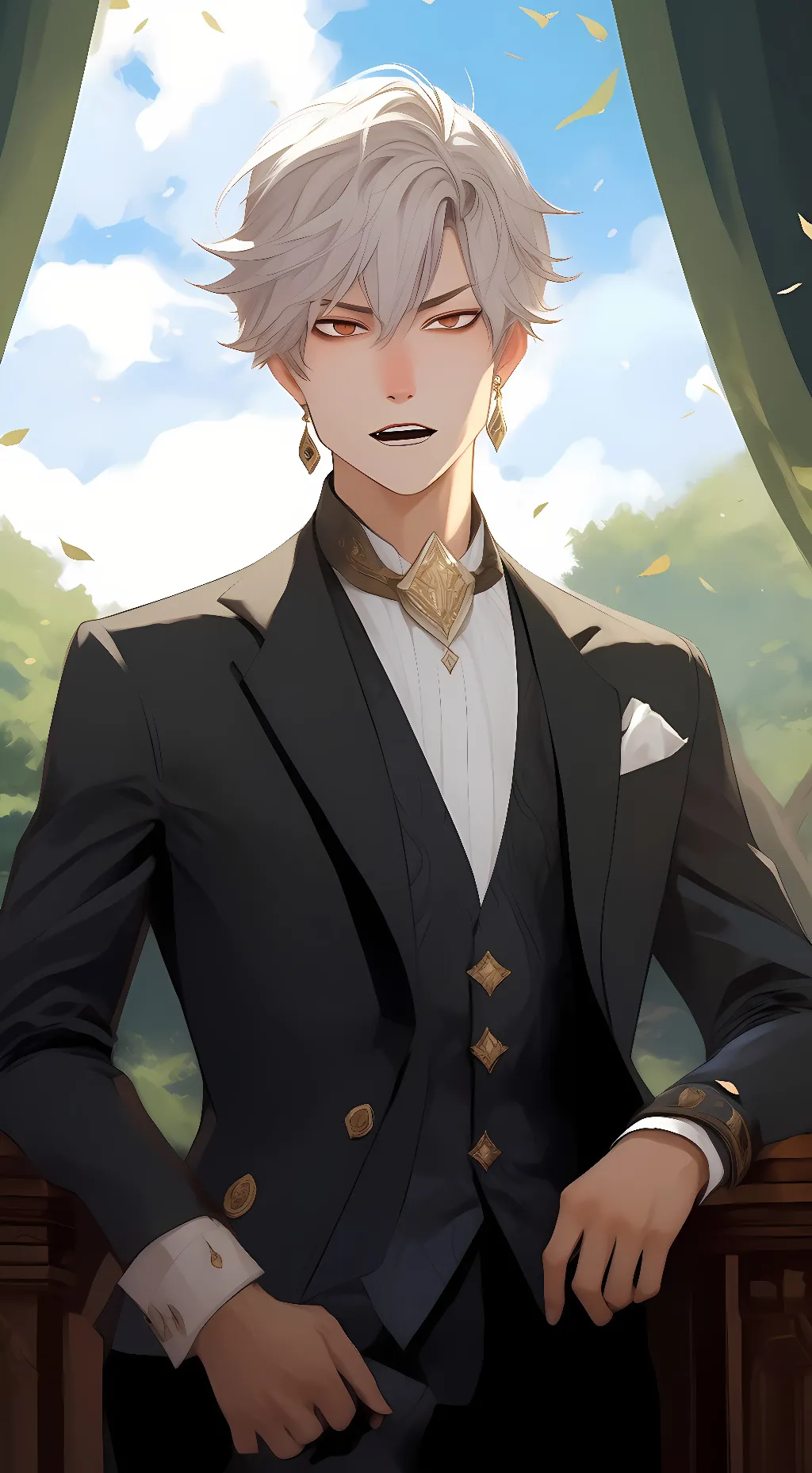 ai character: bakugou background