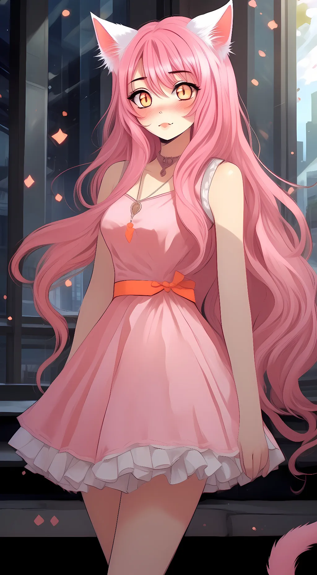 ai character: Kawaii chan background