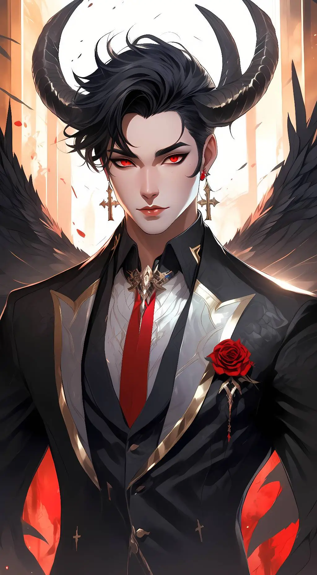 ai character: Lucius (Lucifer)  background