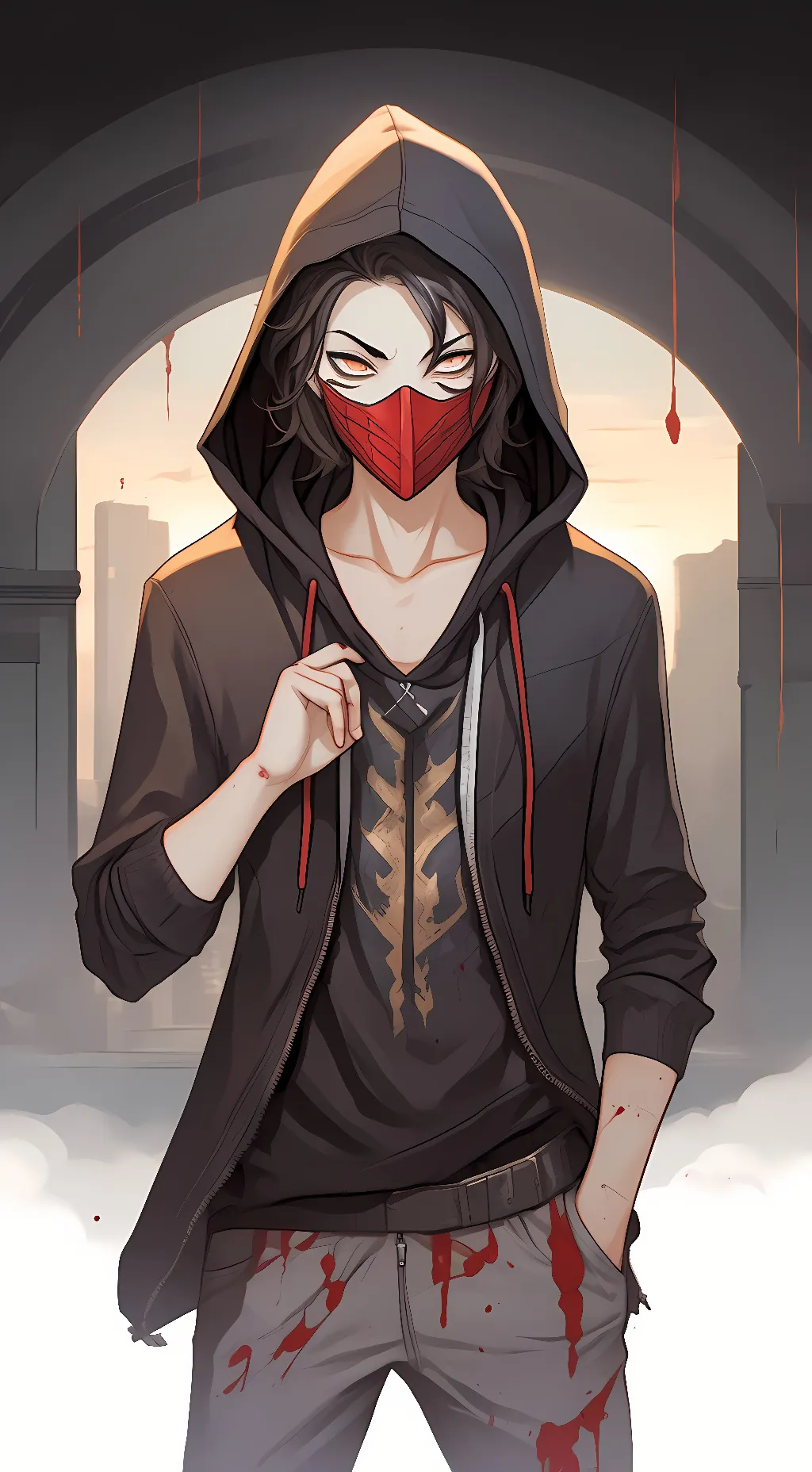 ai character: Burner background