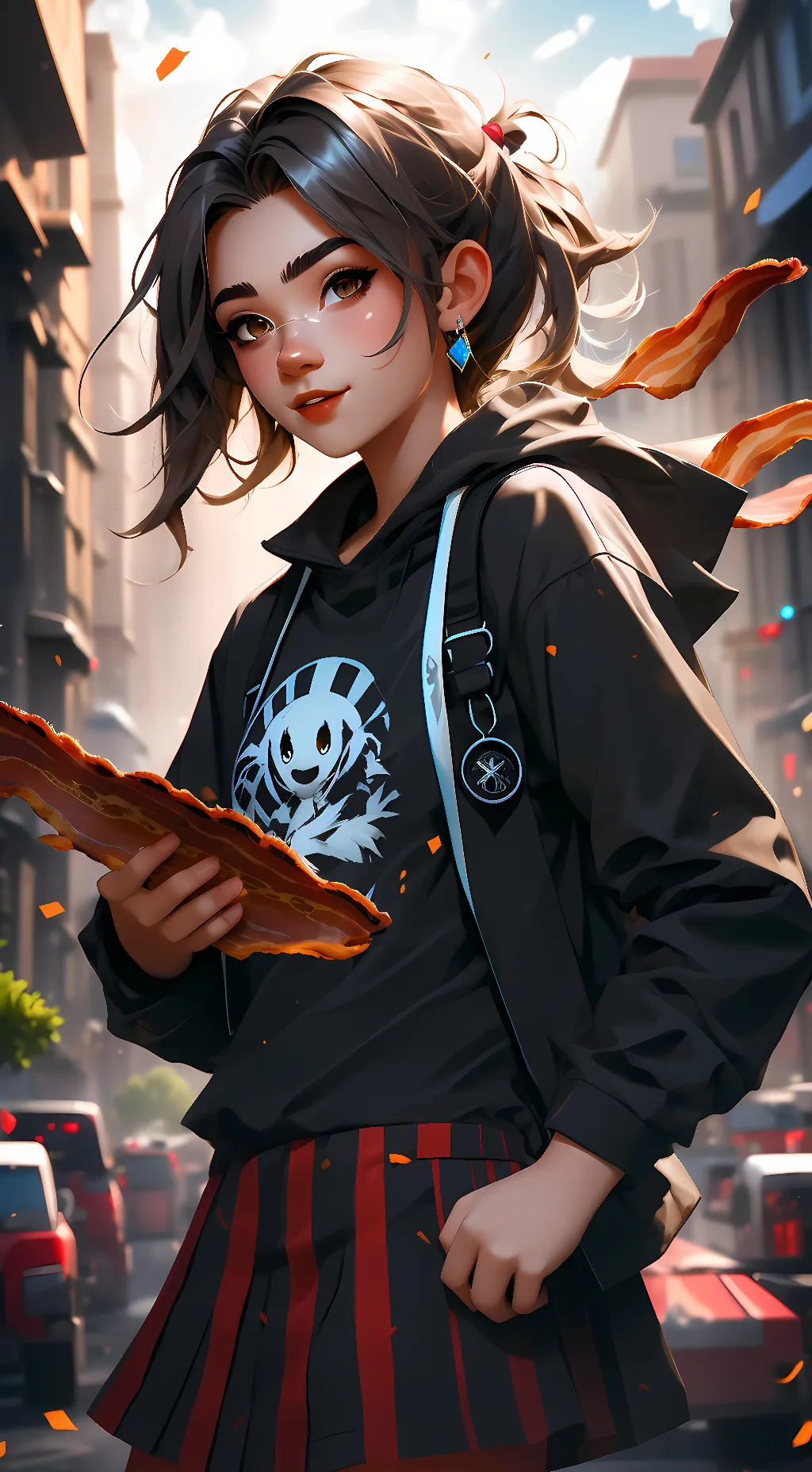 ai character: kayla background
