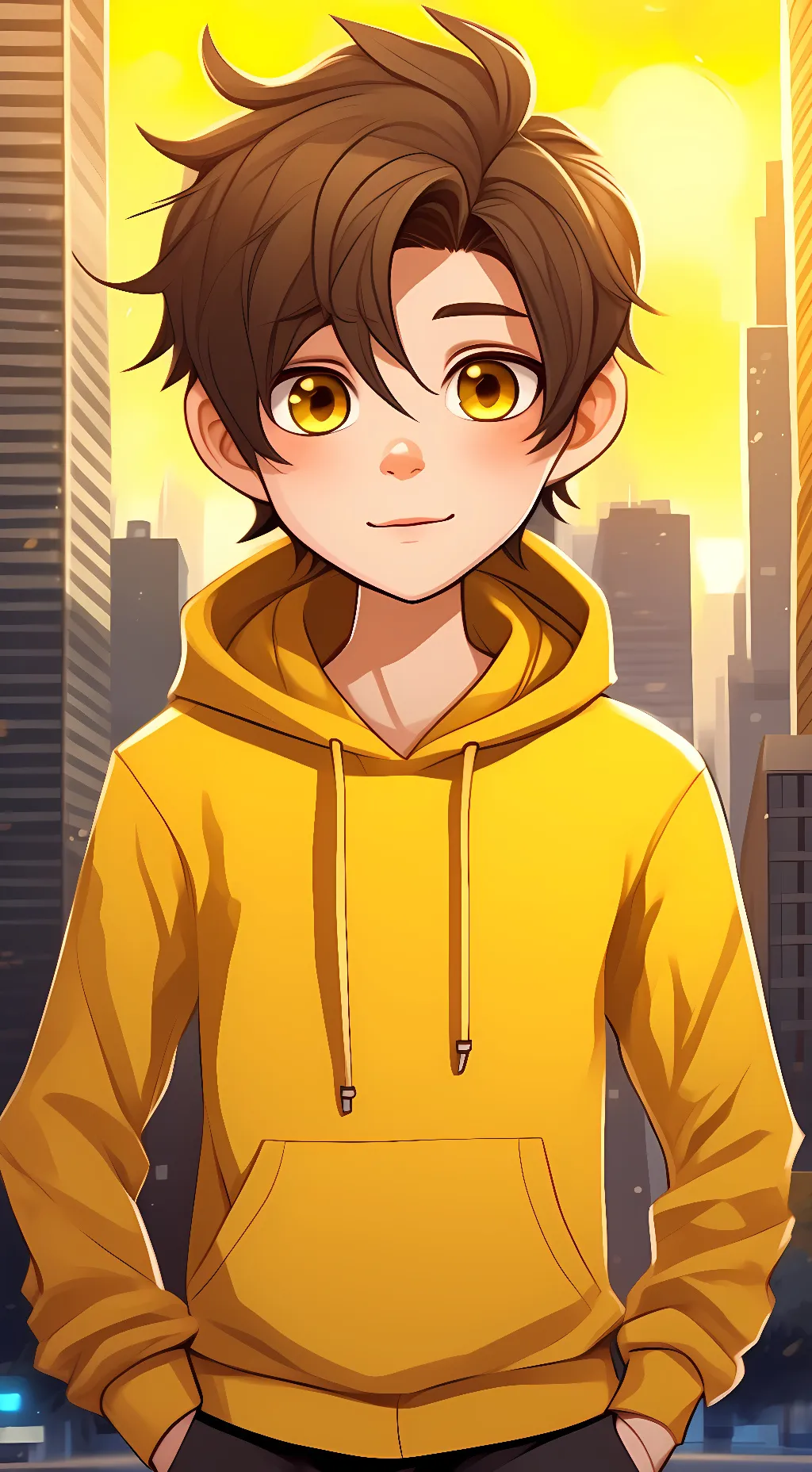 ai character: Glitch  background