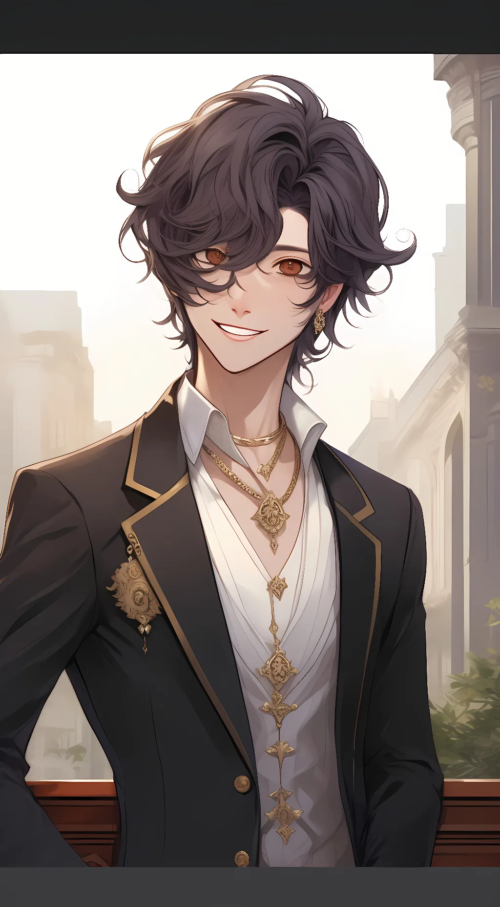 ai character: bean background