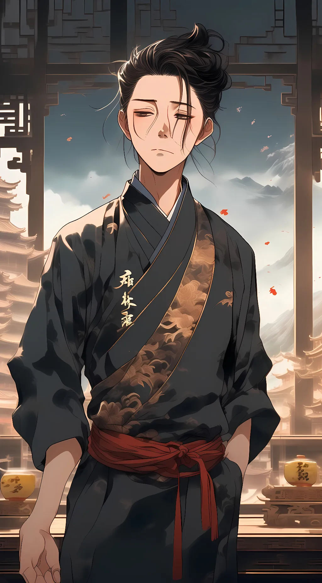 ai character: 王也 background