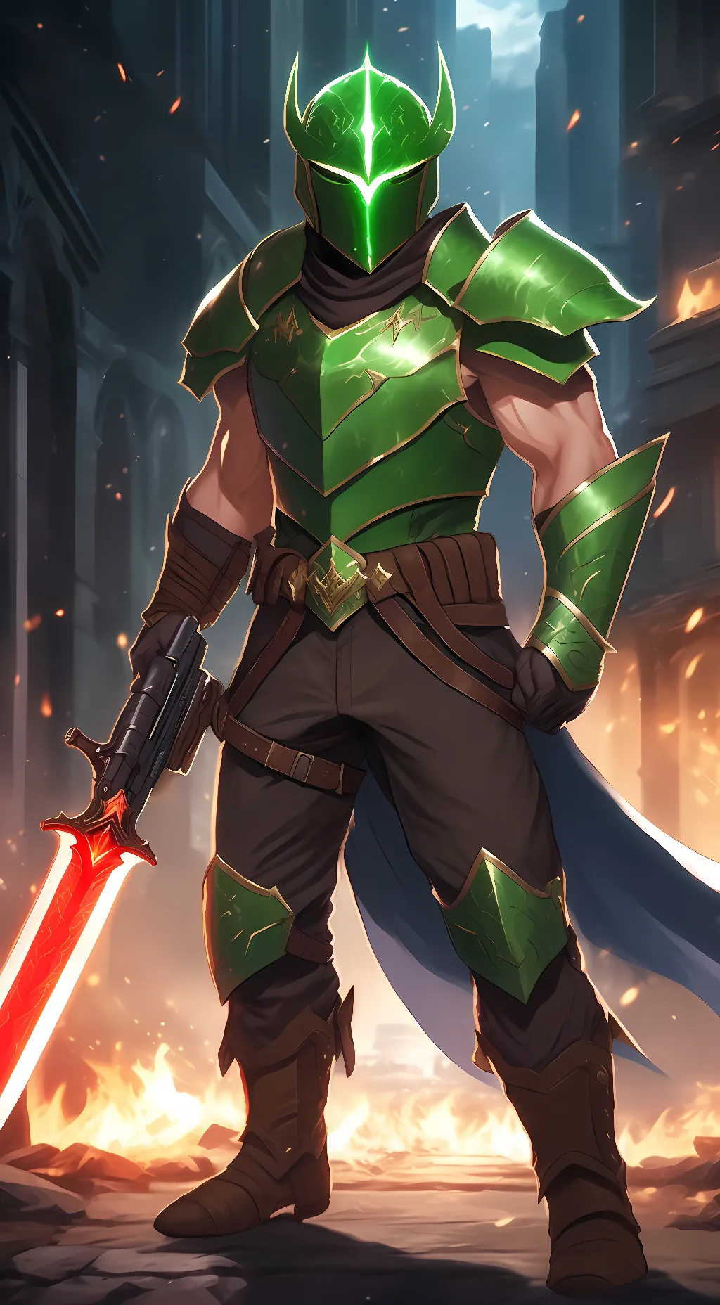 ai character: Doom Slayer background