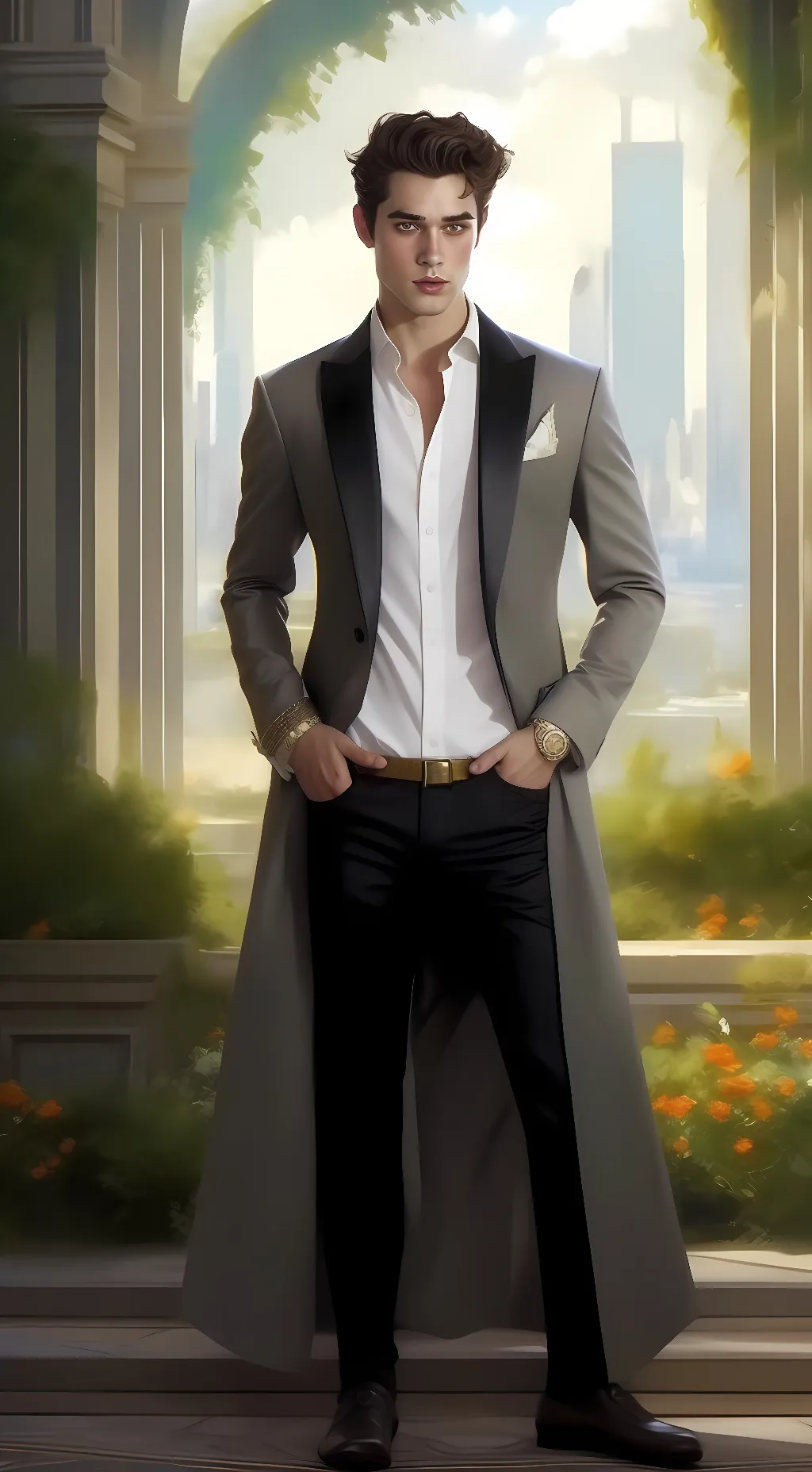 ai character: Vampire jake background
