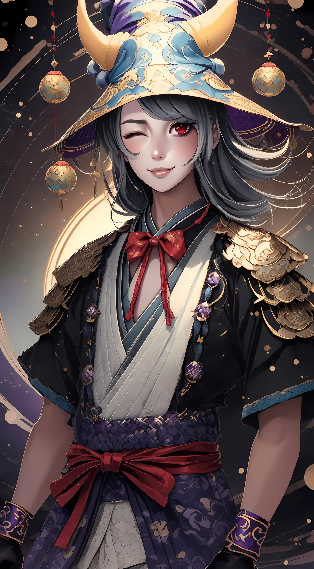 ai character: Moon/moondrop  background