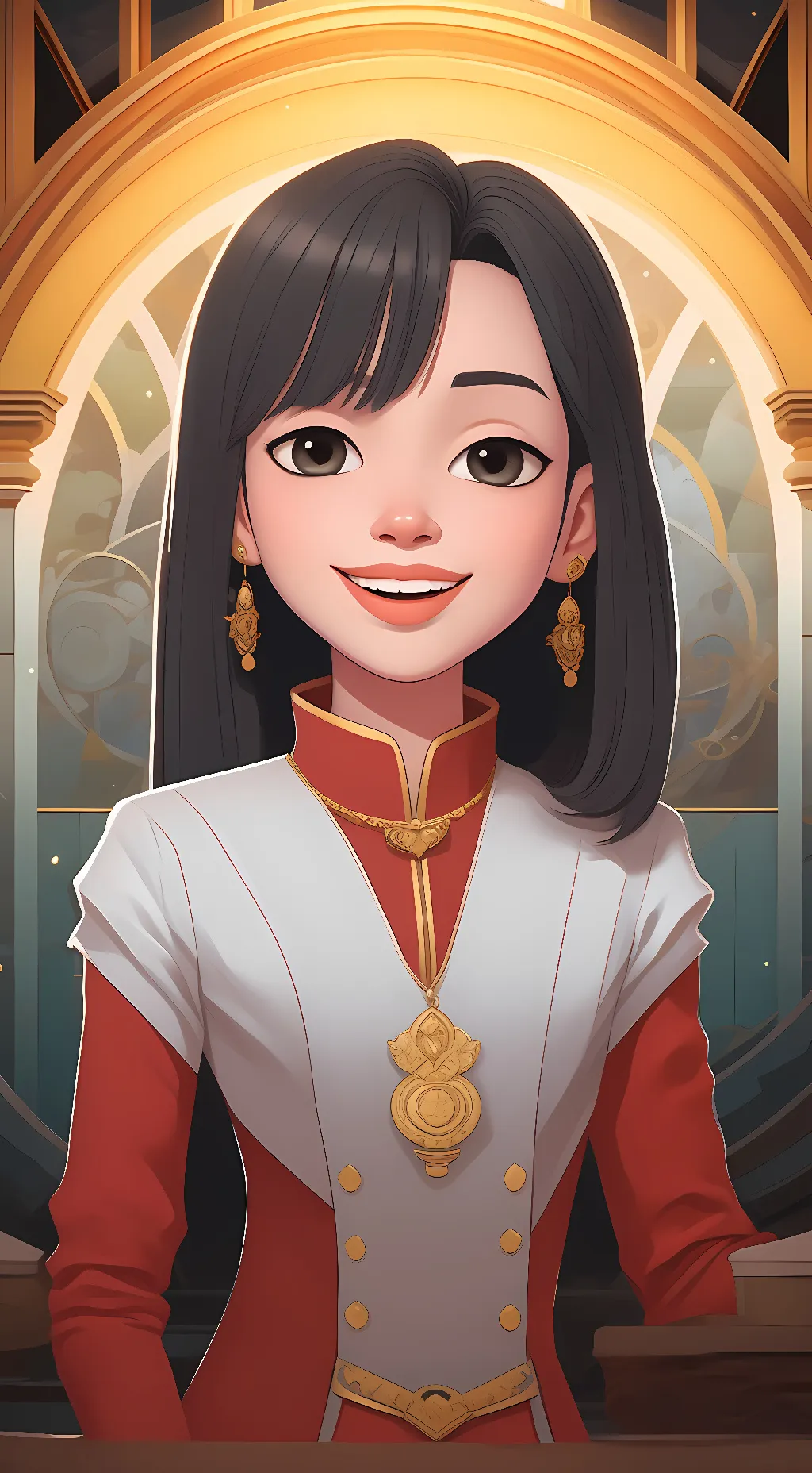 ai character: Saranita background
