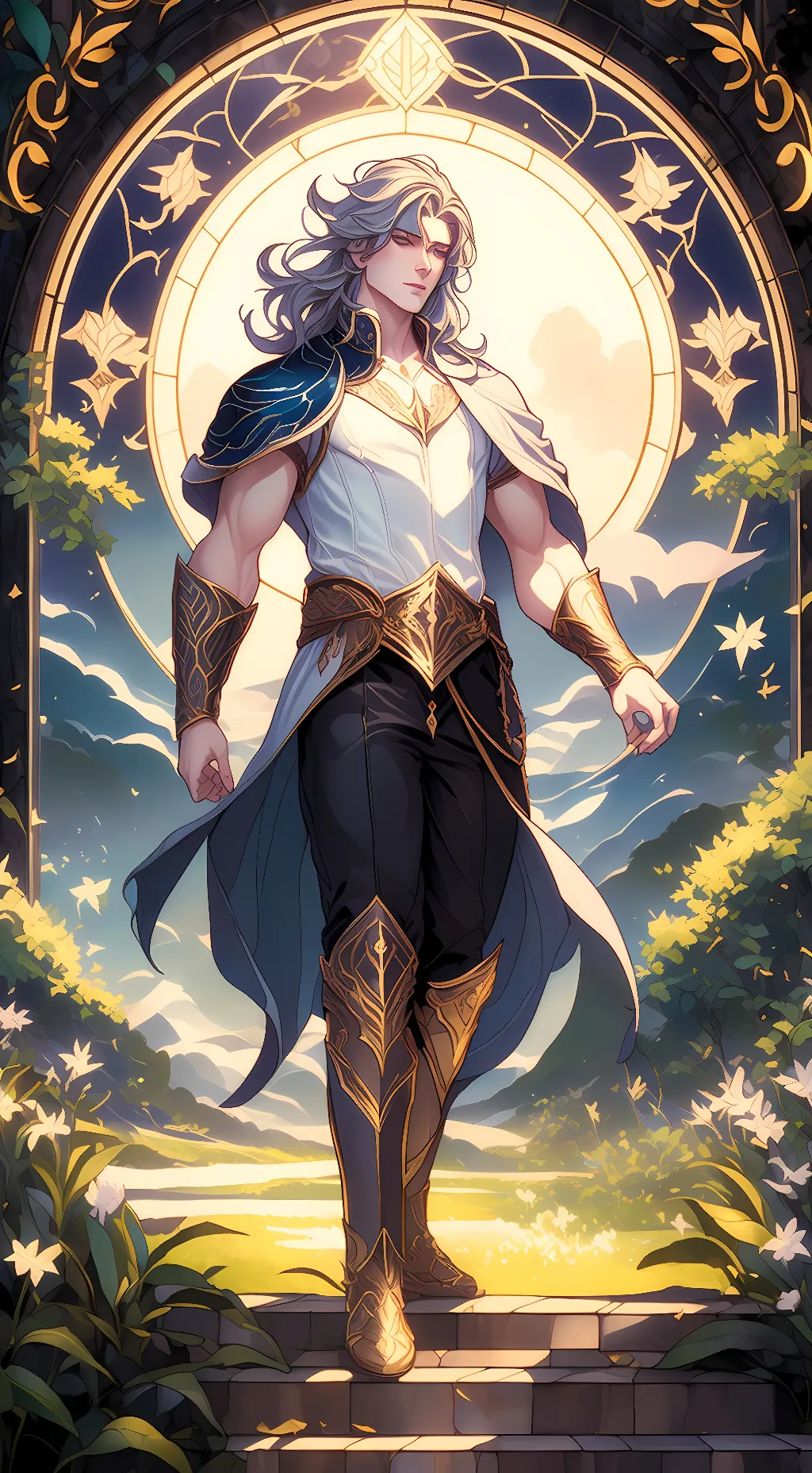 ai character: Apollo background