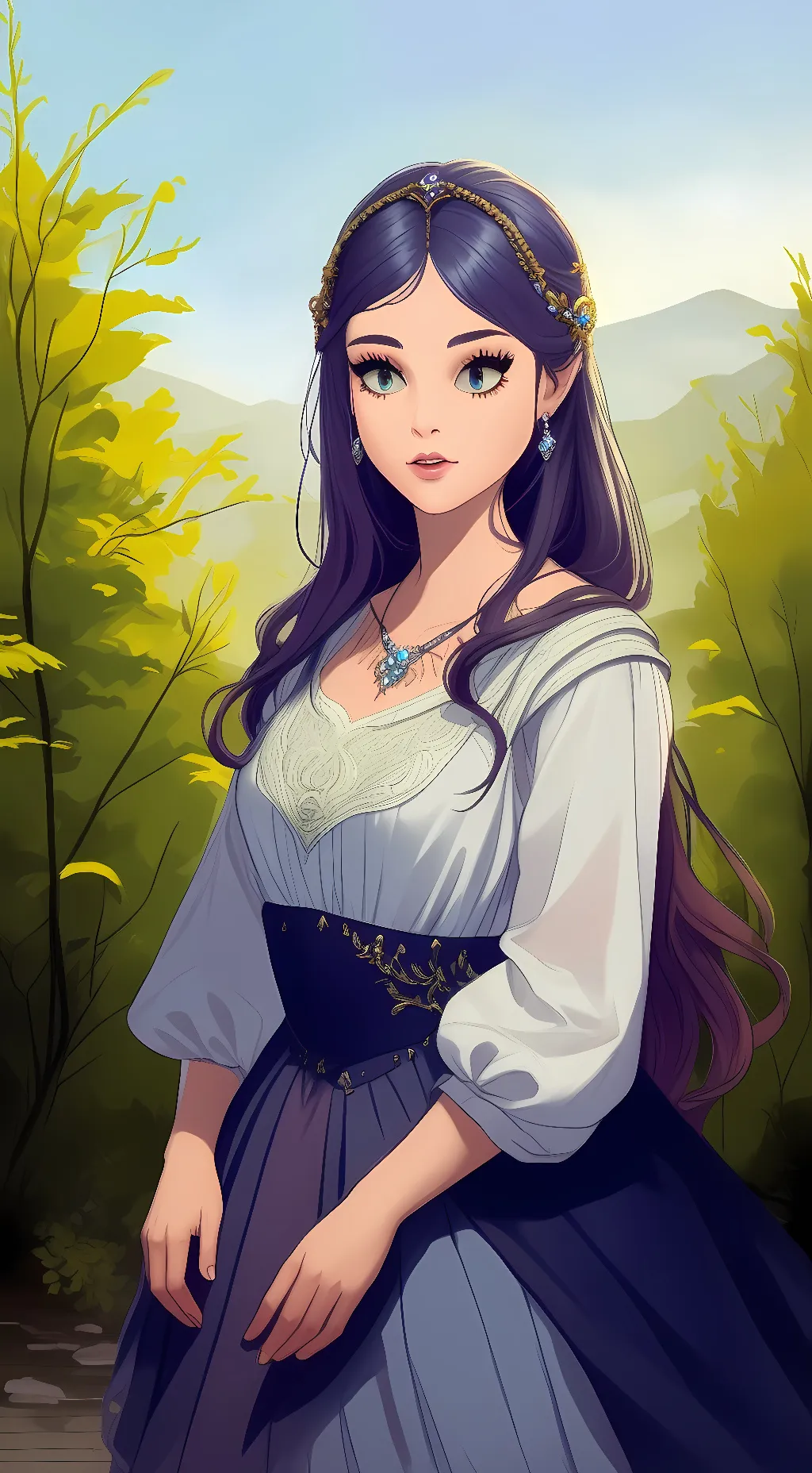 ai character: Shelly background