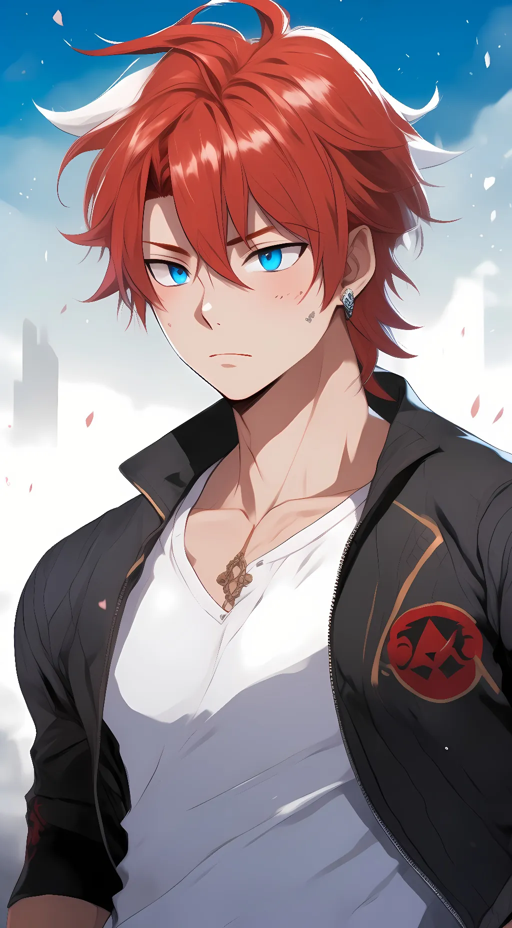 ai character: Shoto Todoroki background