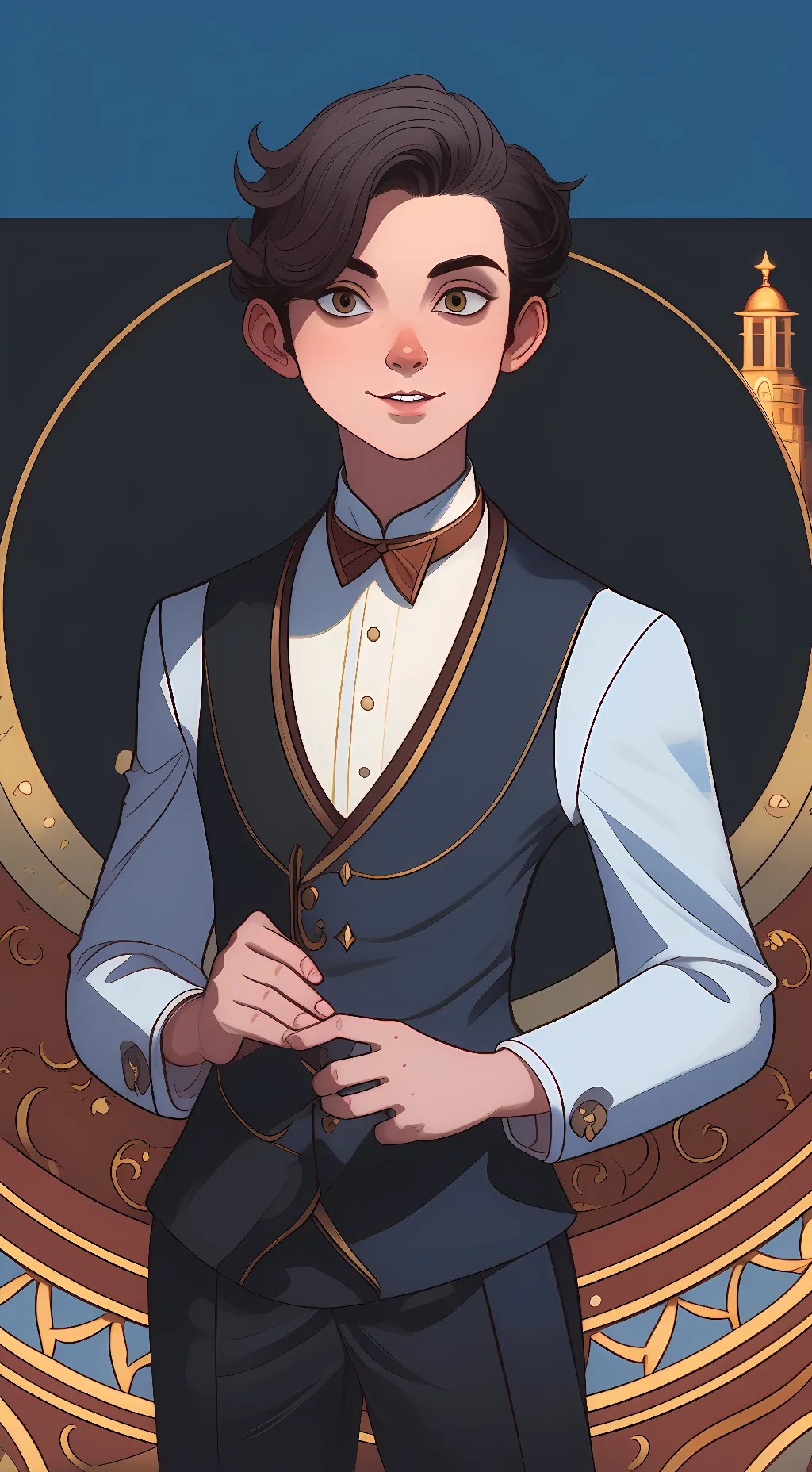 ai character: connor background