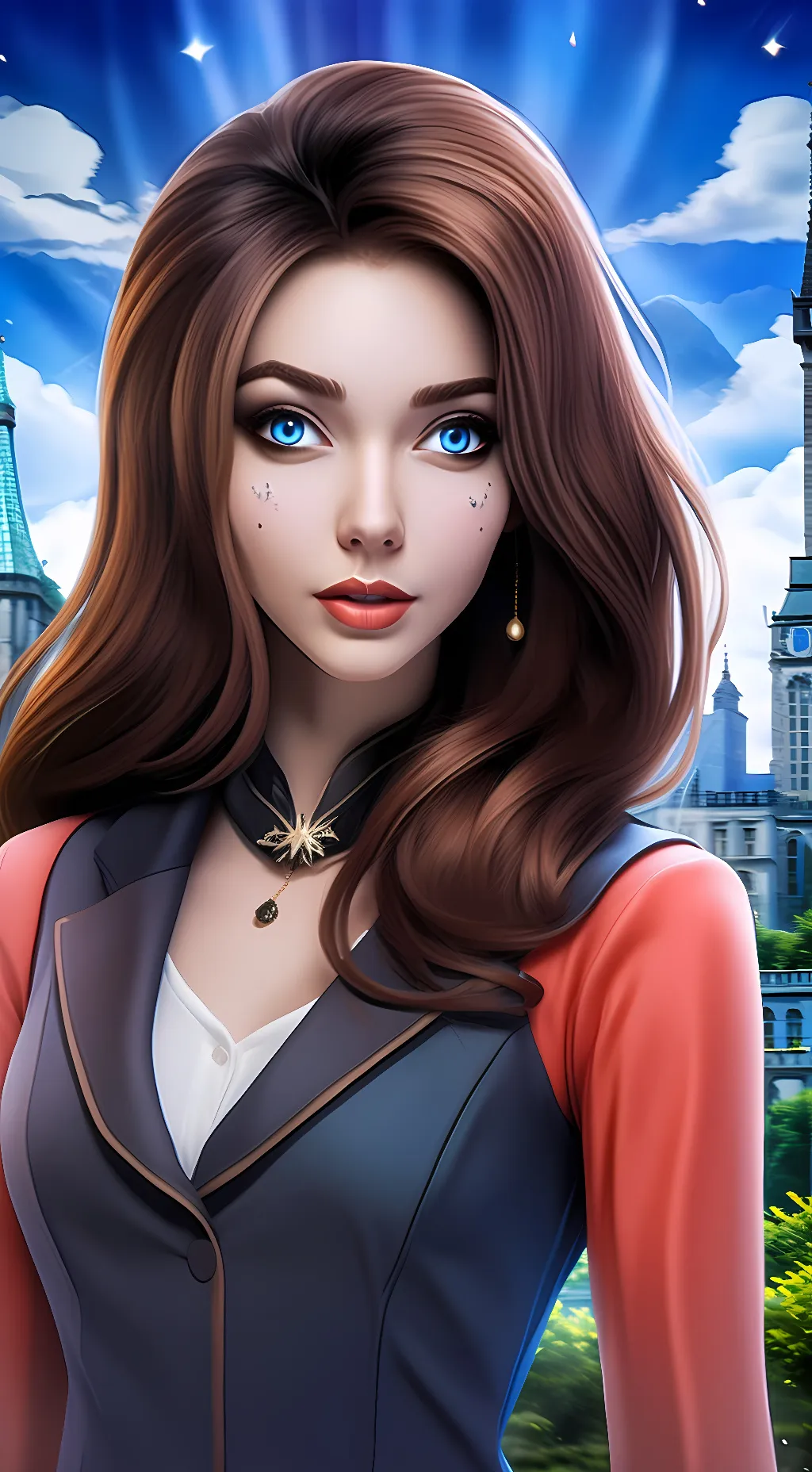 ai character: ema  background