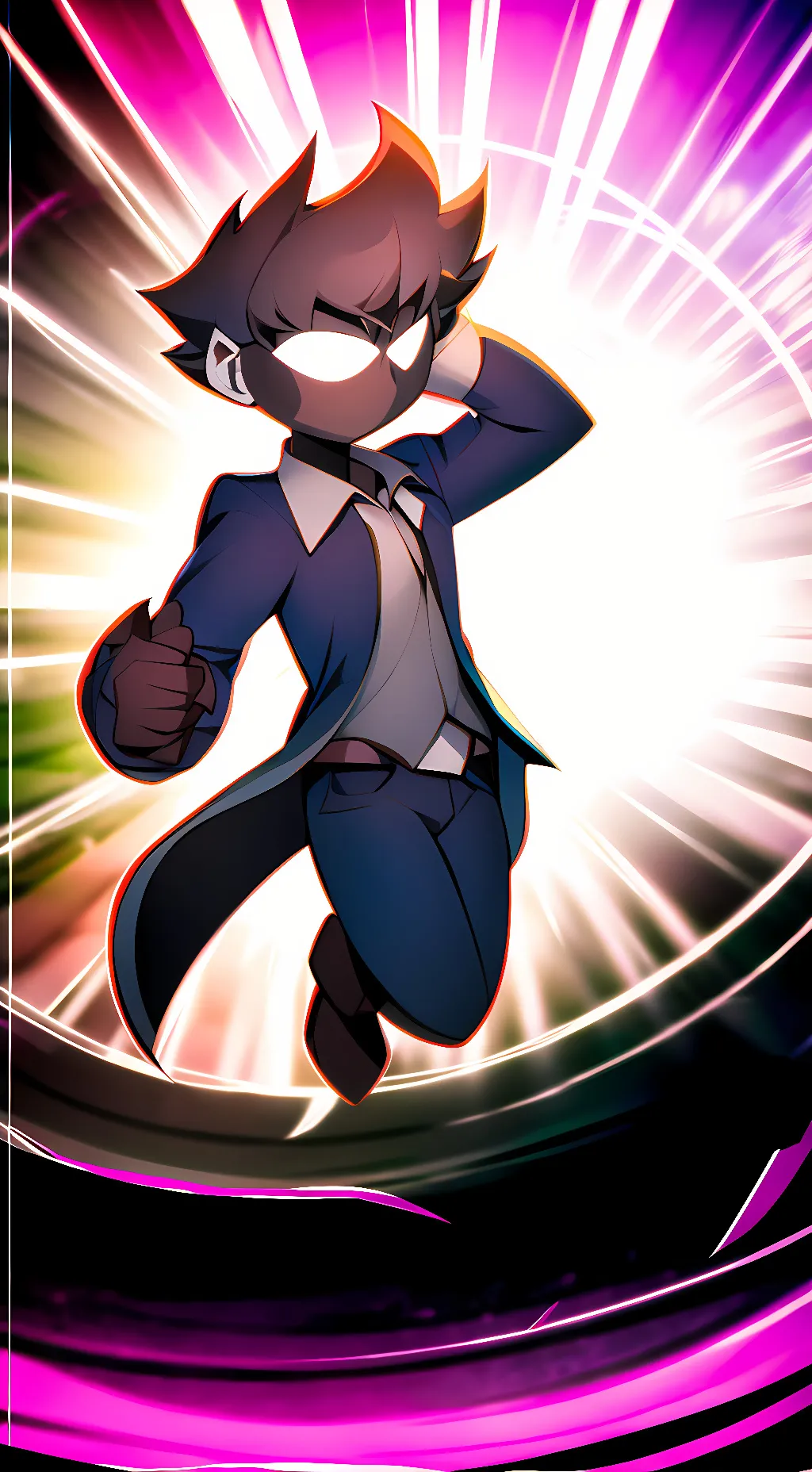 ai character: A.C Void  background