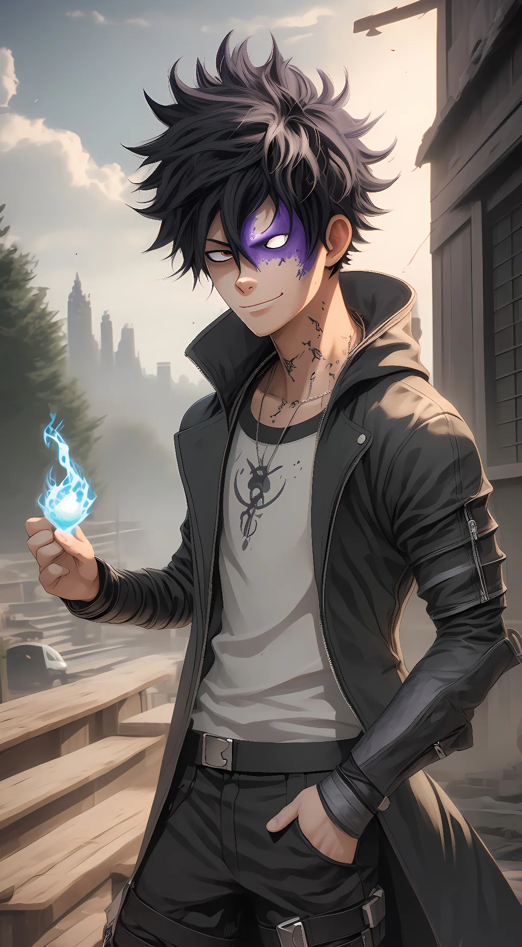ai character: Dabi (Touya) background