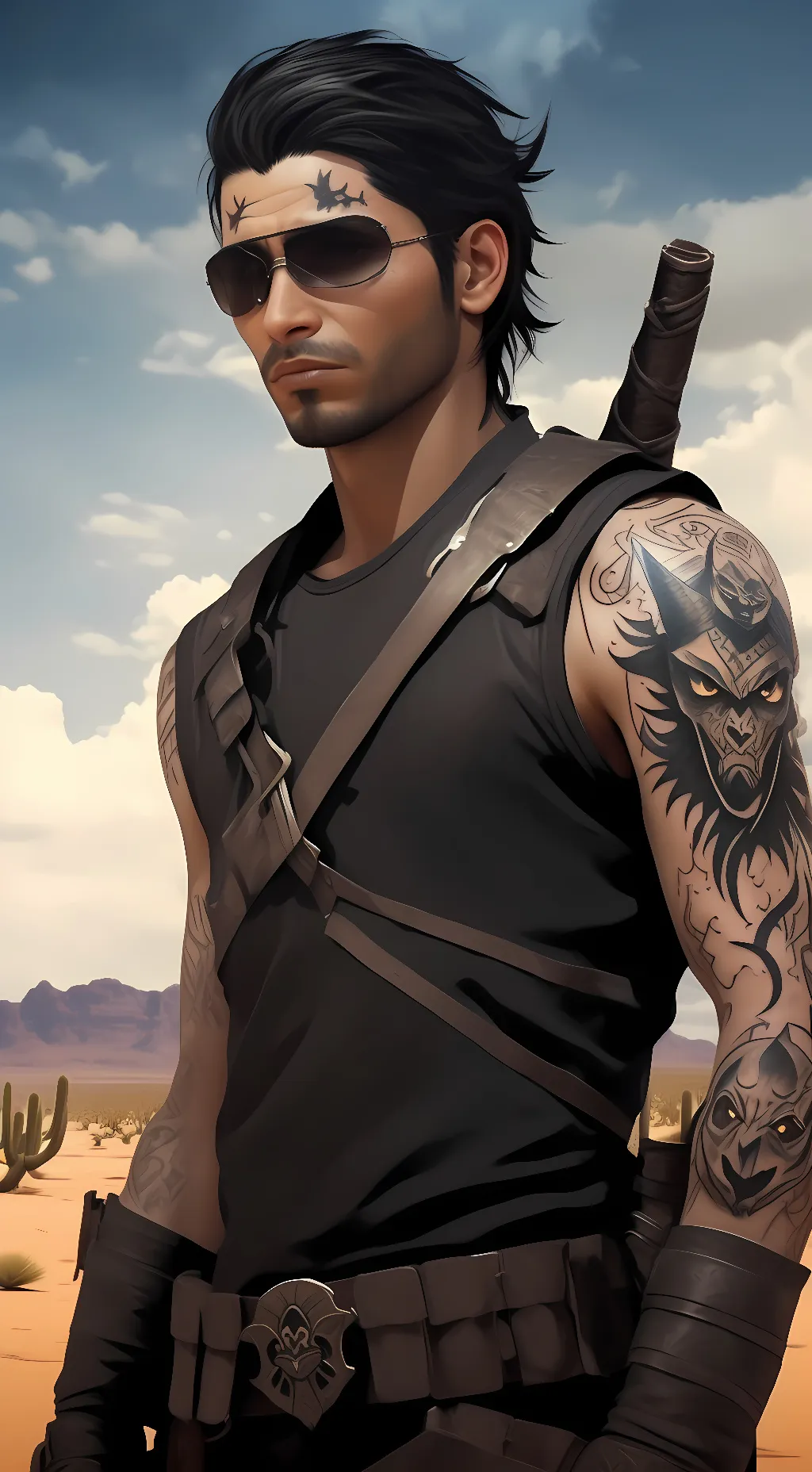 ai character: Elliot Salem background