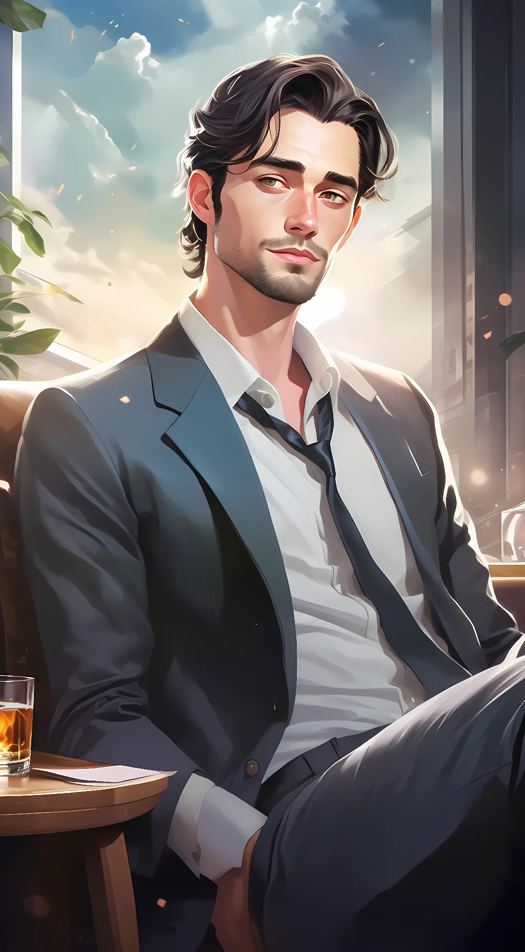 ai character: Jordan Belfort background