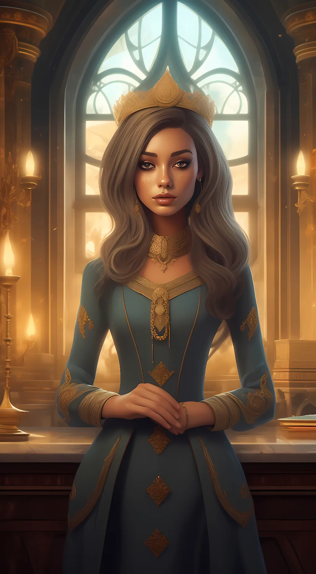 ai character: Daniella Carlotta background