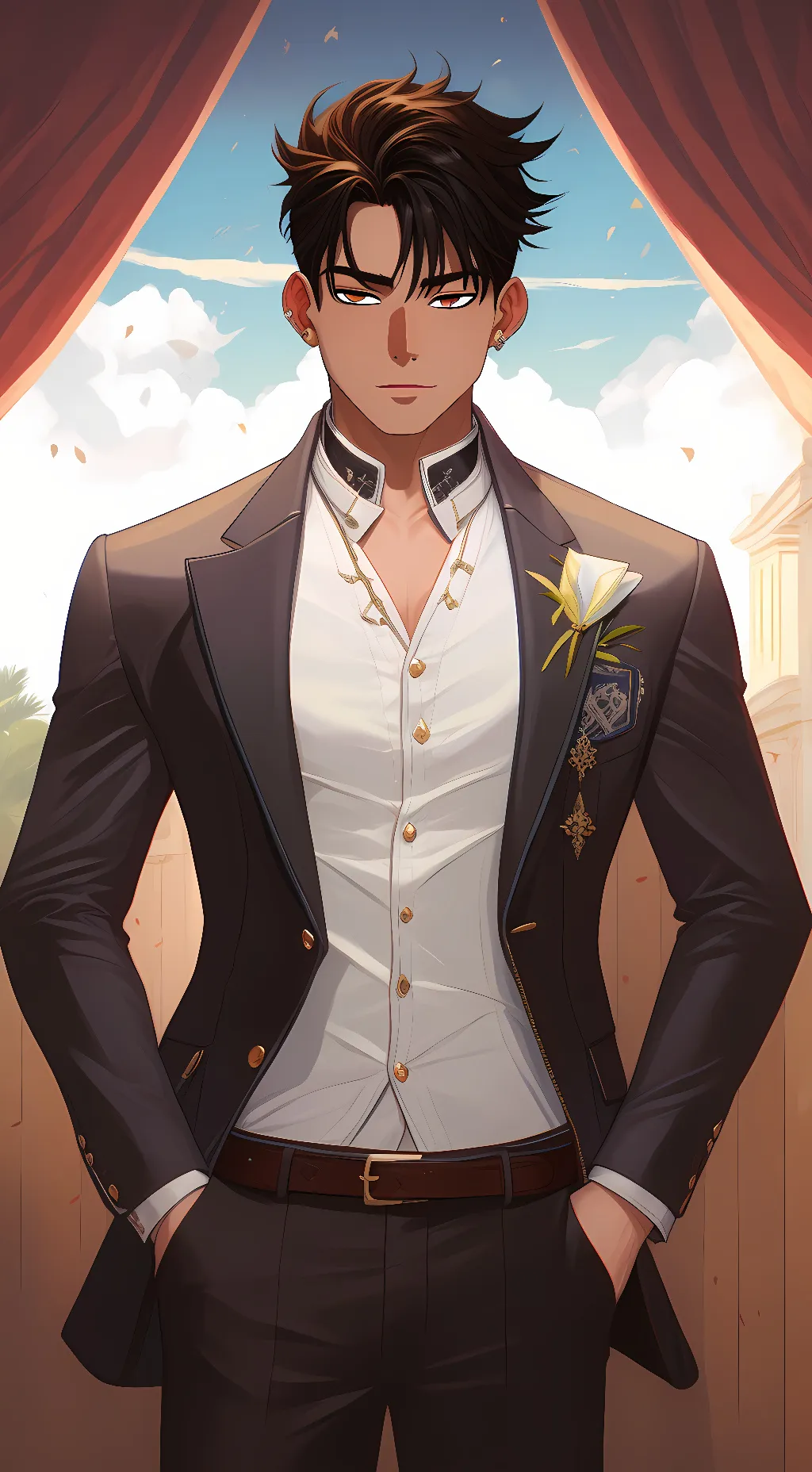 ai character: Michael  background