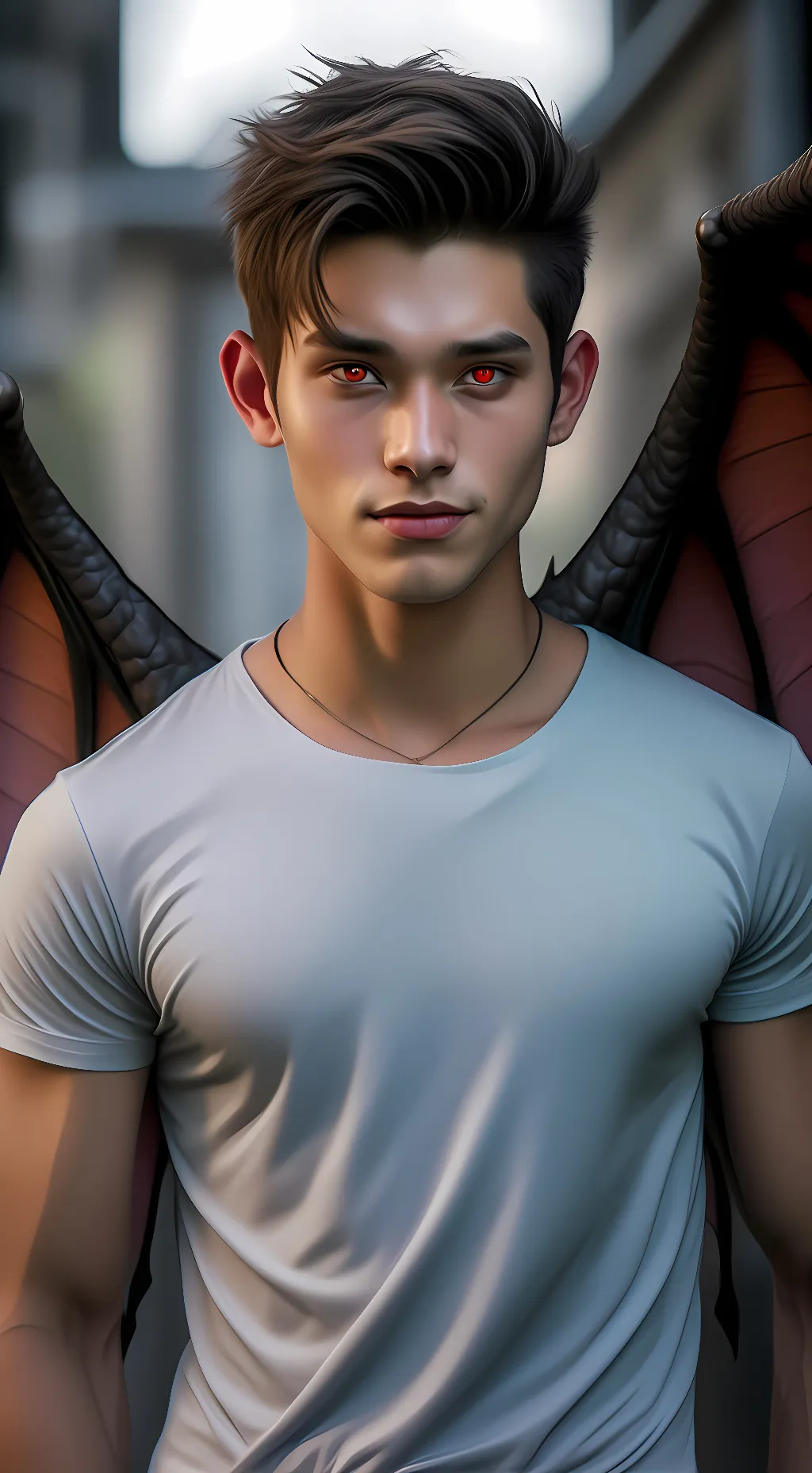 ai character: Lucifer background