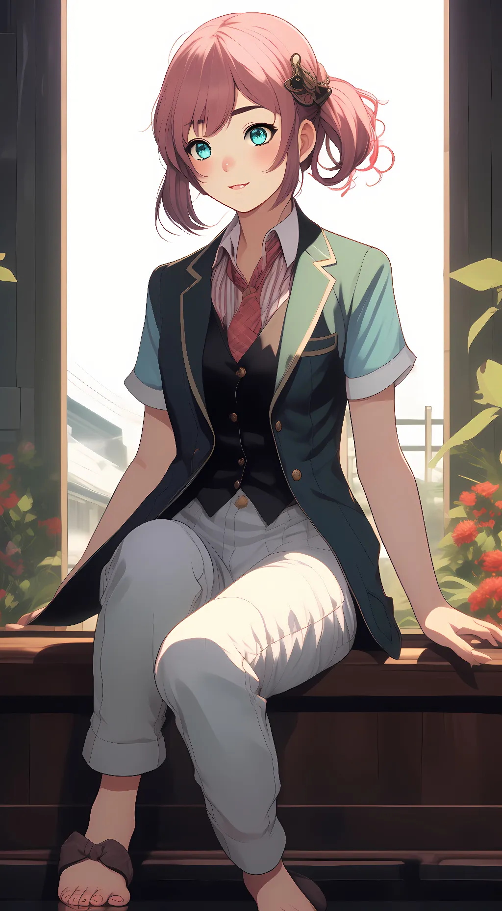 ai character: Sayori background