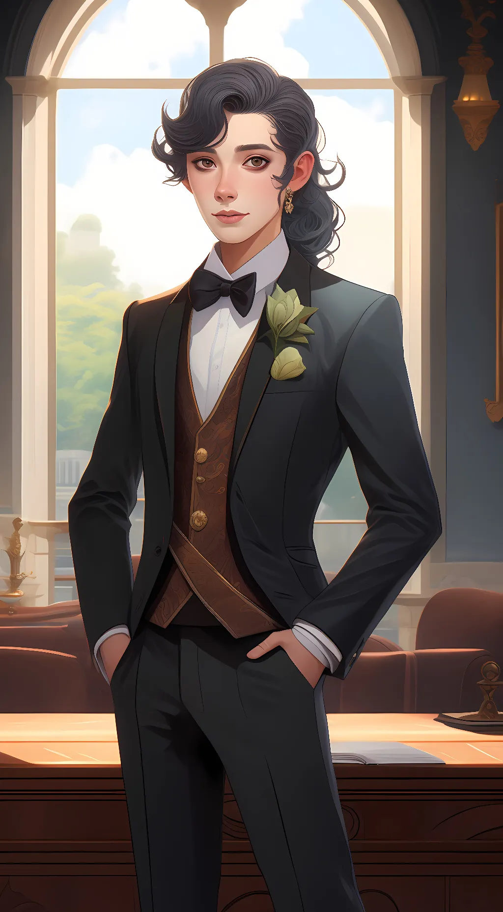 ai character: Delante background