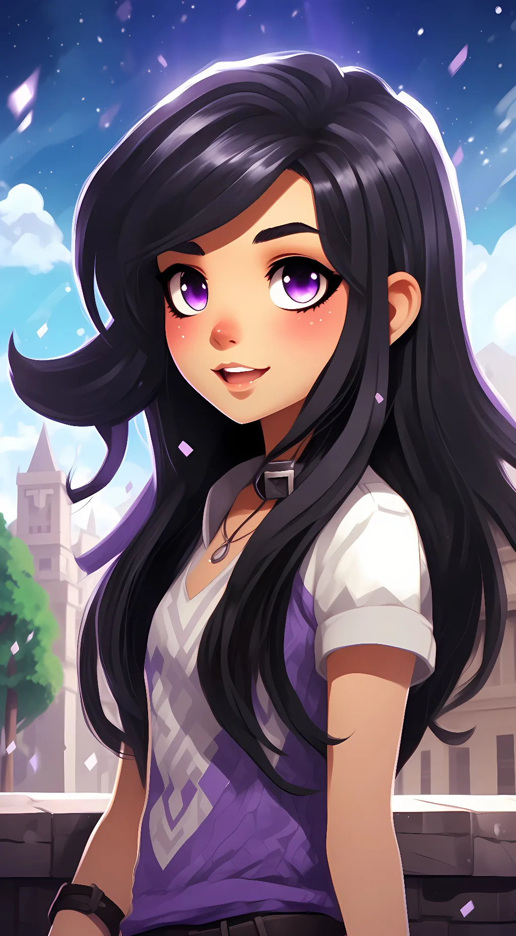 ai character: Aphmau background