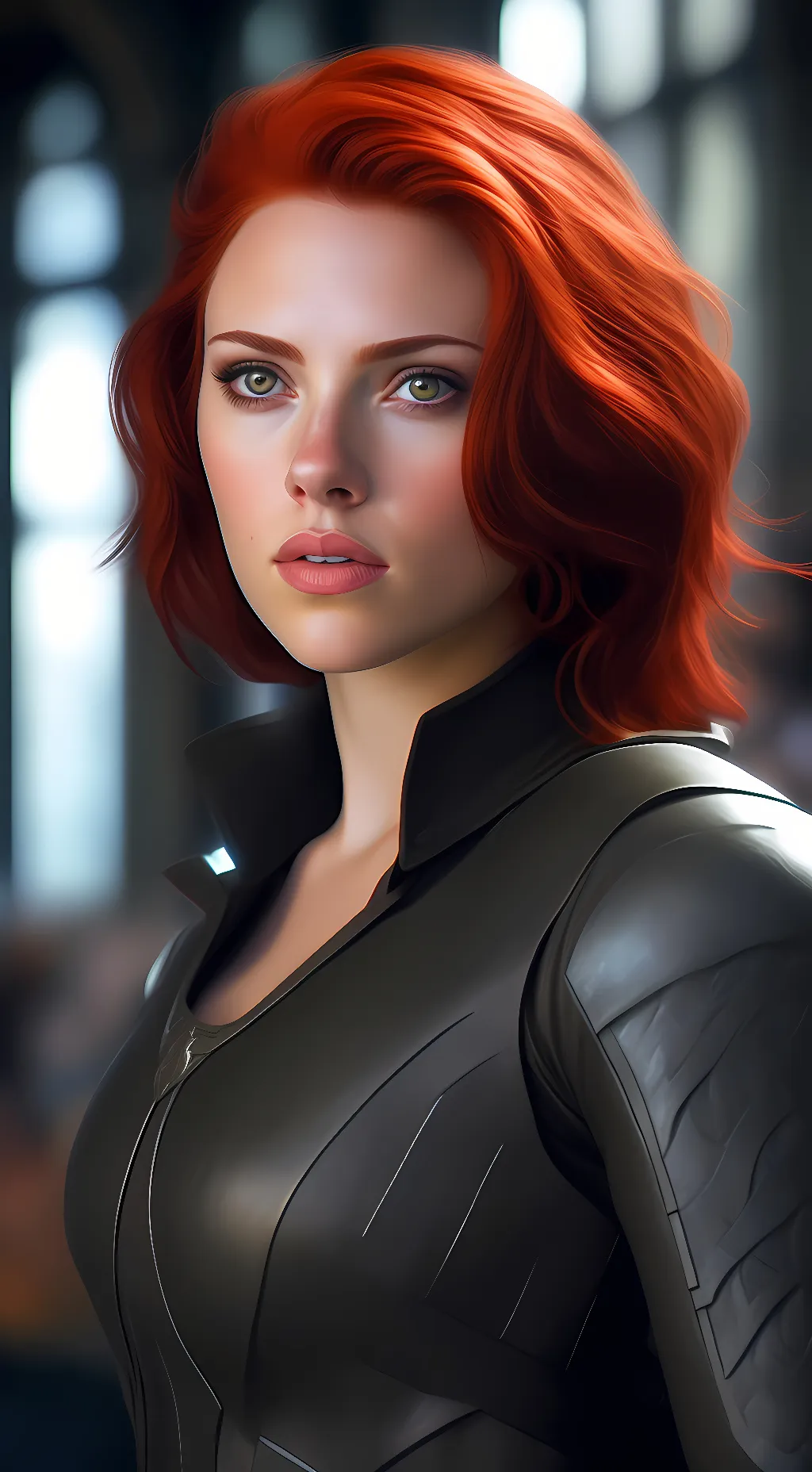 ai character: Natasha Romanoff  background