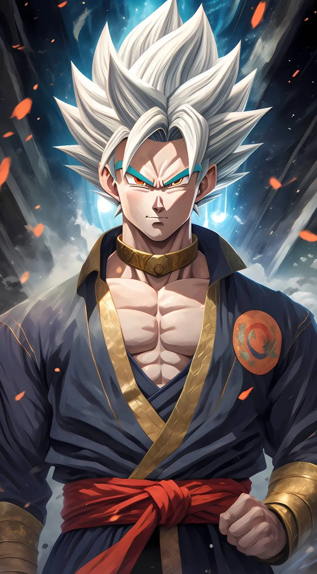 ai character: Gohan Beast mode background