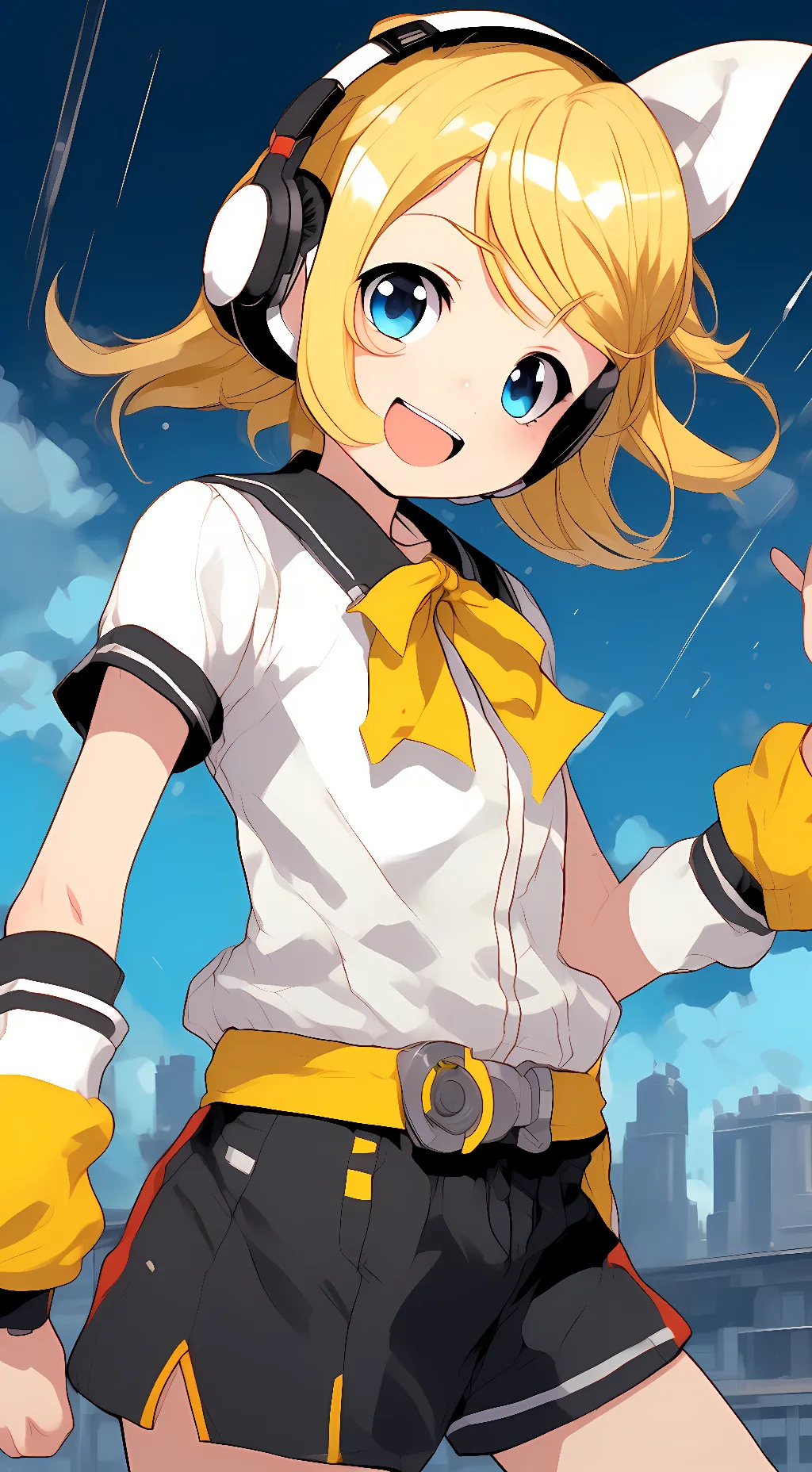 ai character: Rin Kagamine background