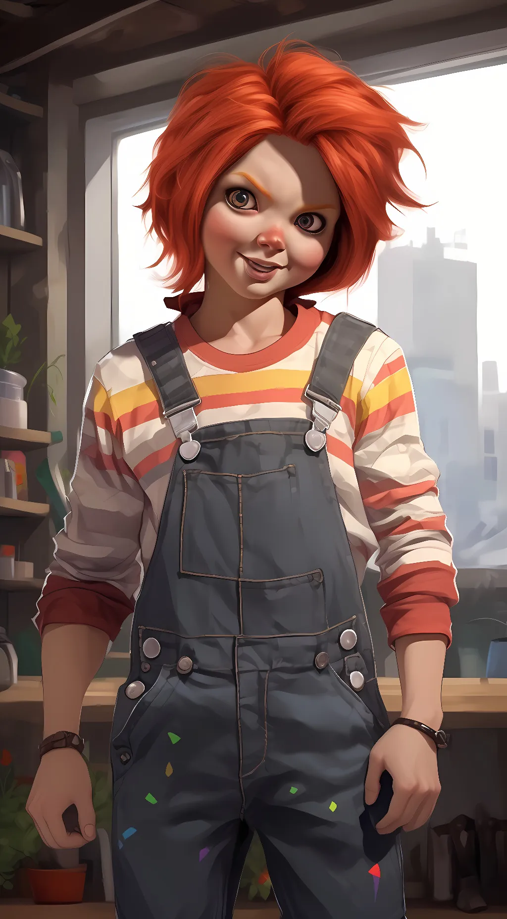 ai character: Chucky background