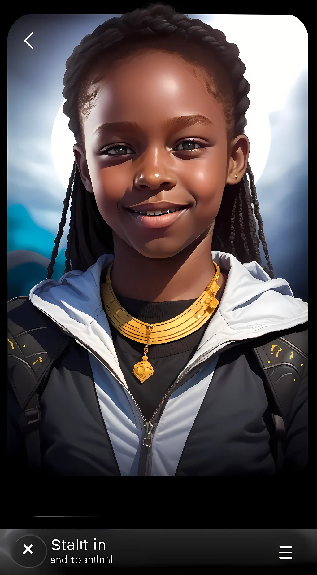 ai character: daffy background