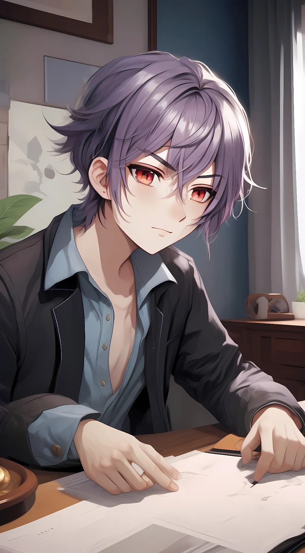 ai character: Kai Blackstone background