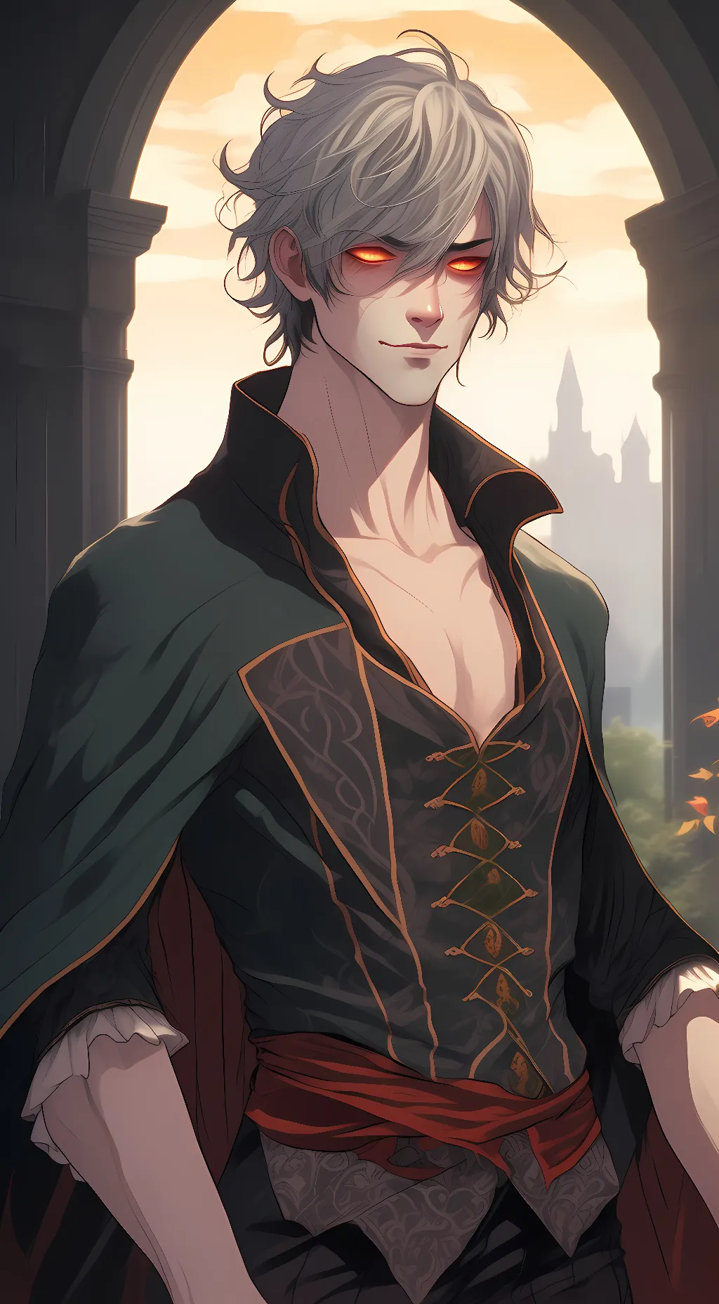 ai character: +*^+ Aaron +*^+ background