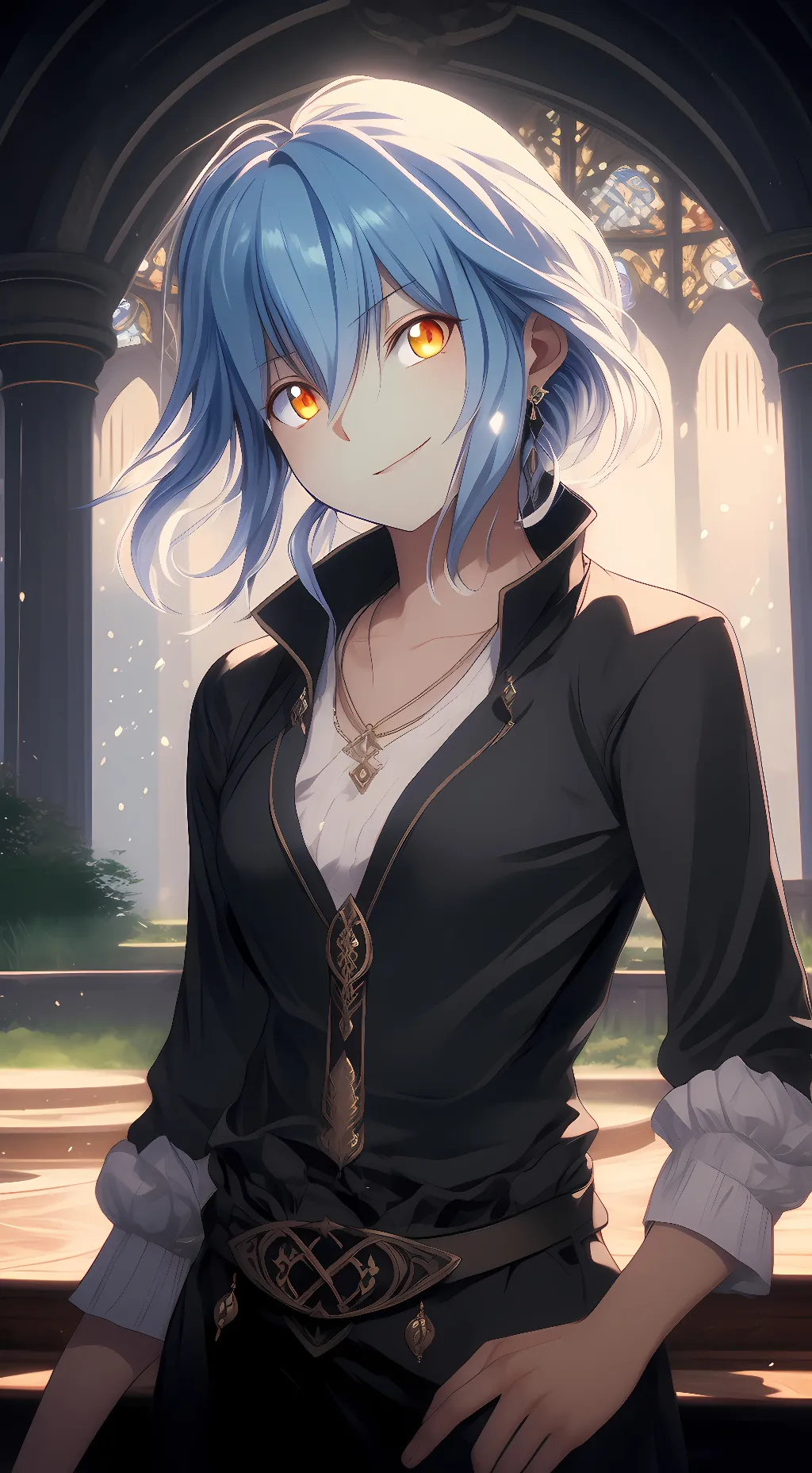 ai character: Rimuru tempest background