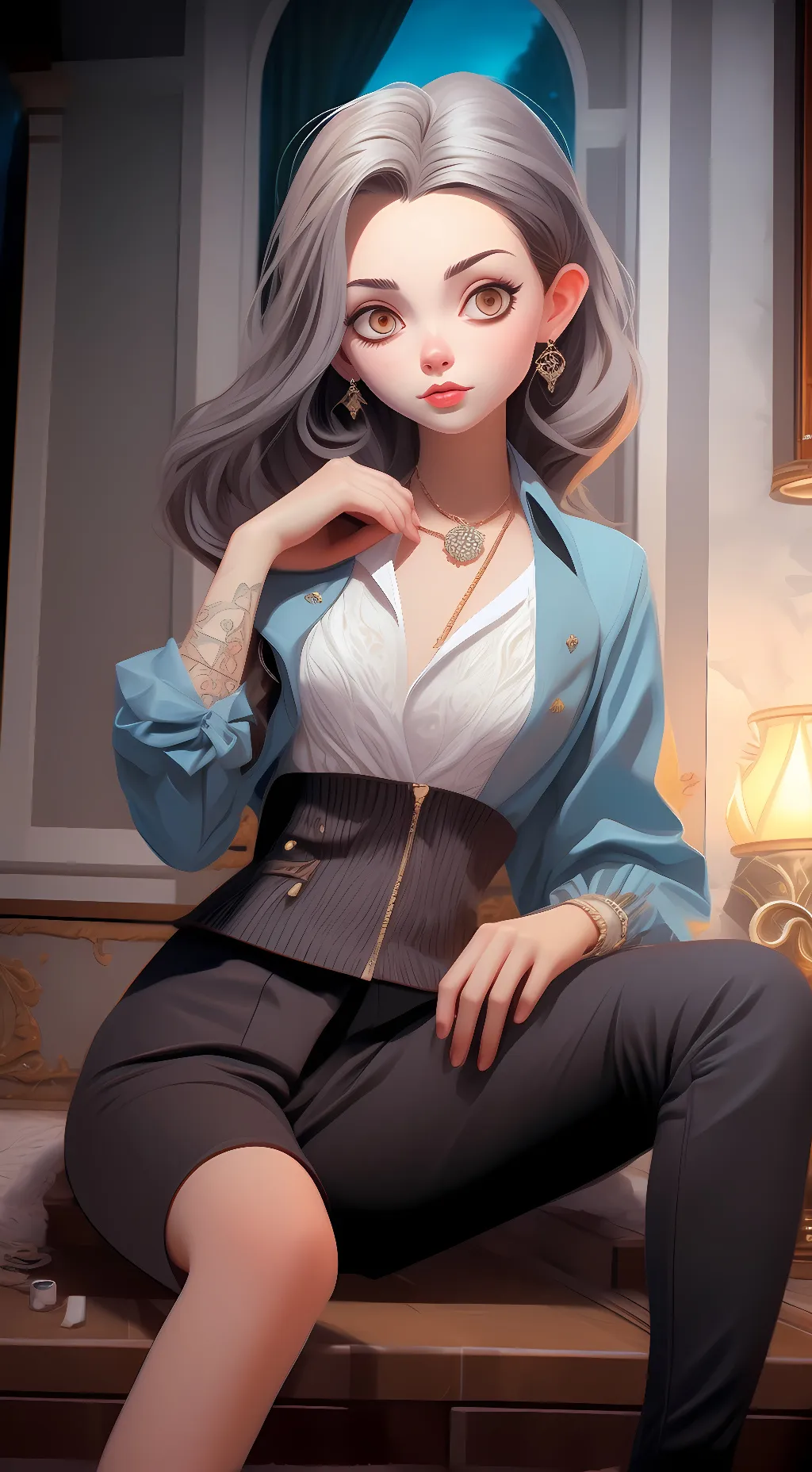 ai character: nezuko  background