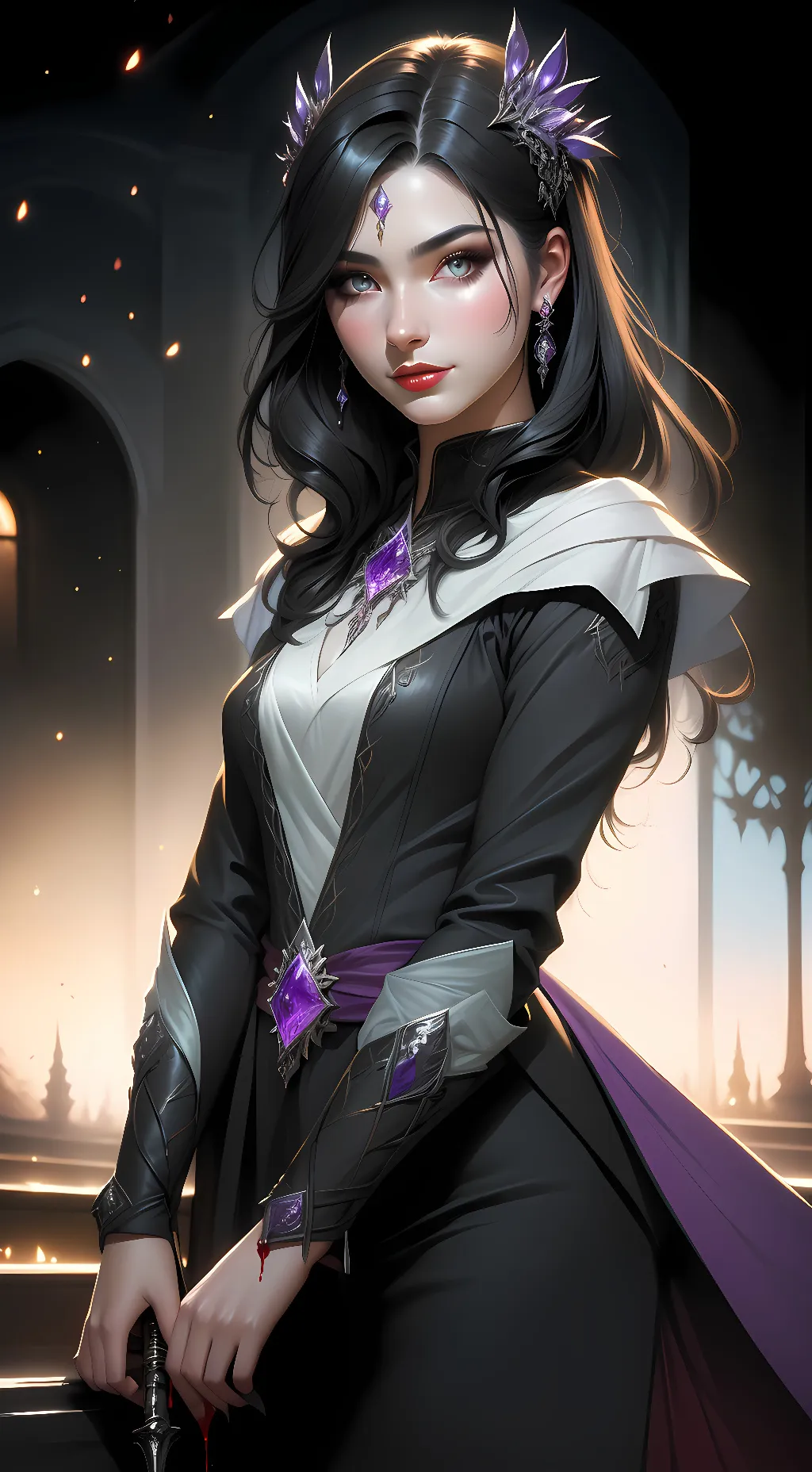 ai character: Nightingale background