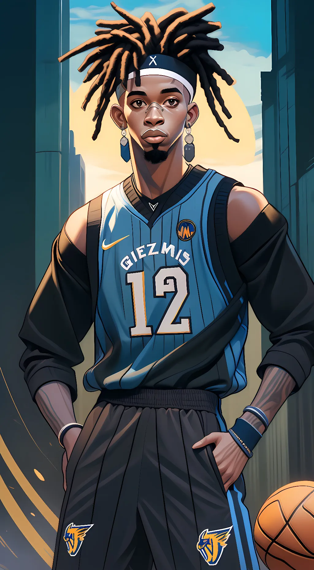 ai character: Ja Morant background