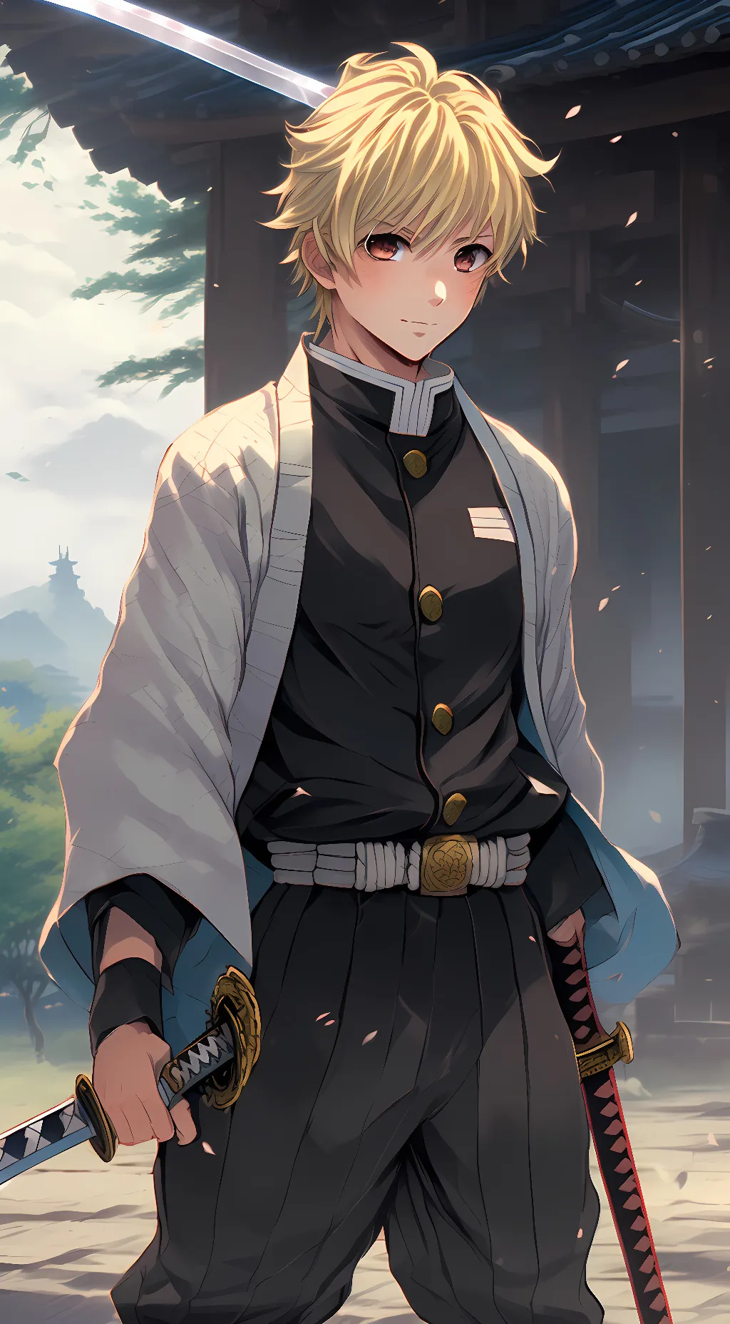 ai character: Zenitsu background