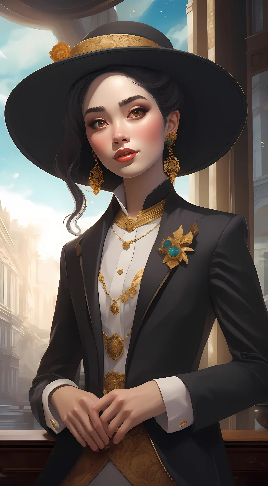 ai character: Uwu background
