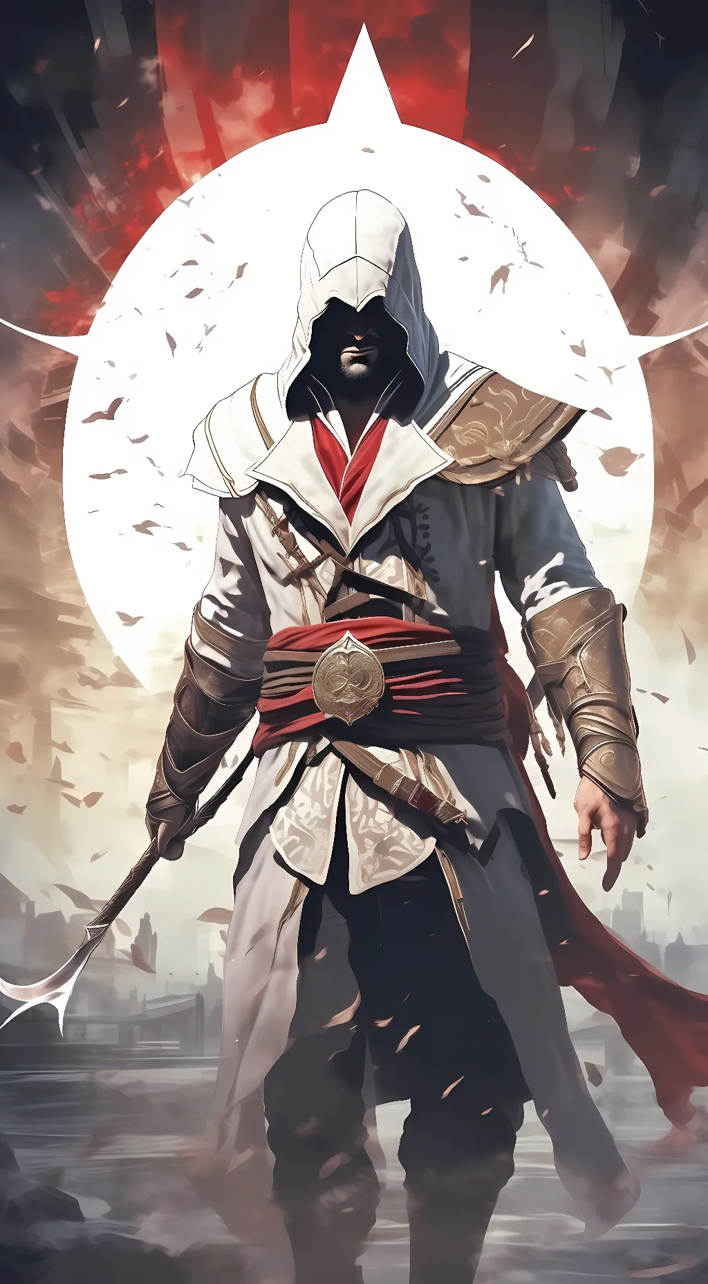 ai character: Ezio  background