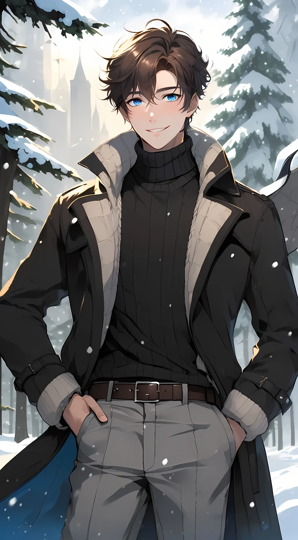 ai character: Asahi Hashimoto  background