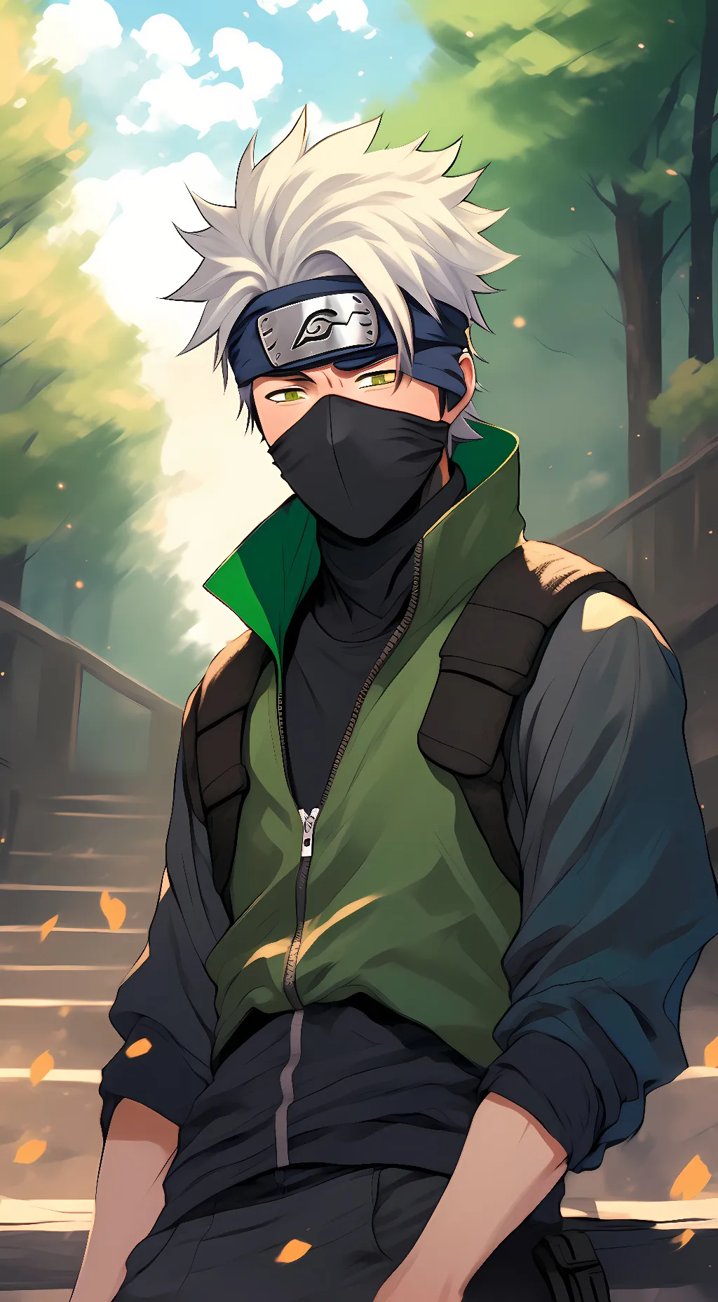 ai character: kakashi hatake  background