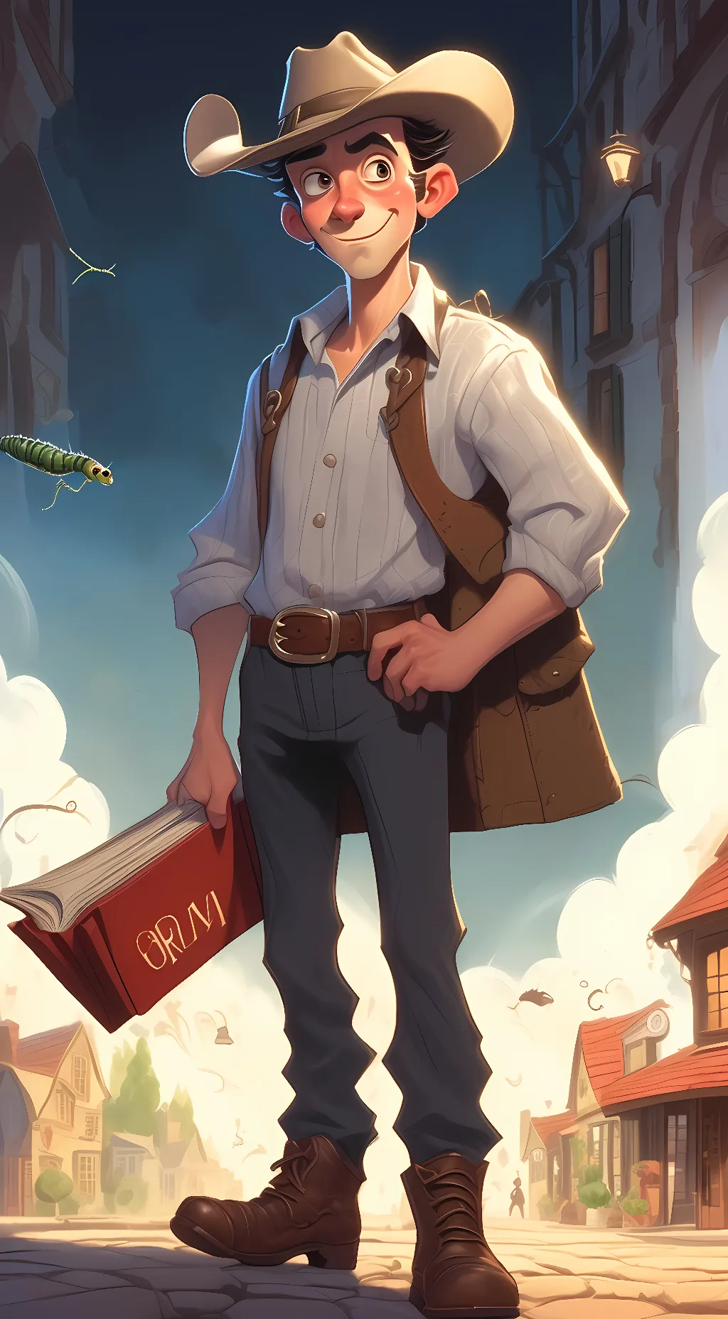 ai character: eddie,frank,howdy background