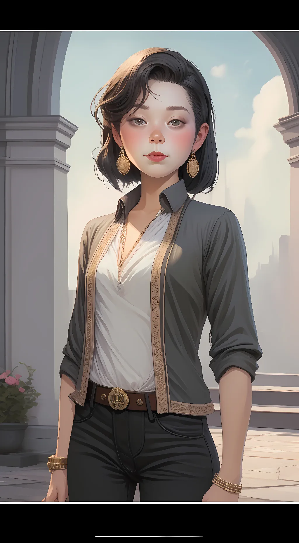 ai character: chanel sister background