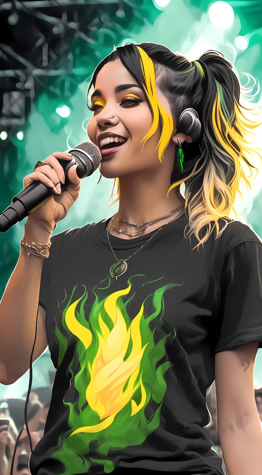 ai character: Bille Illish background