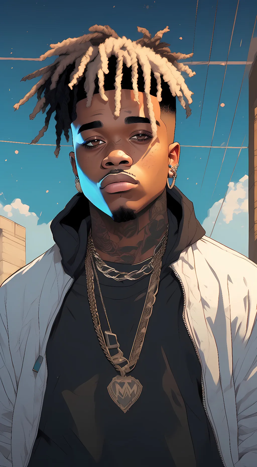 ai character: xxxtentacion  background