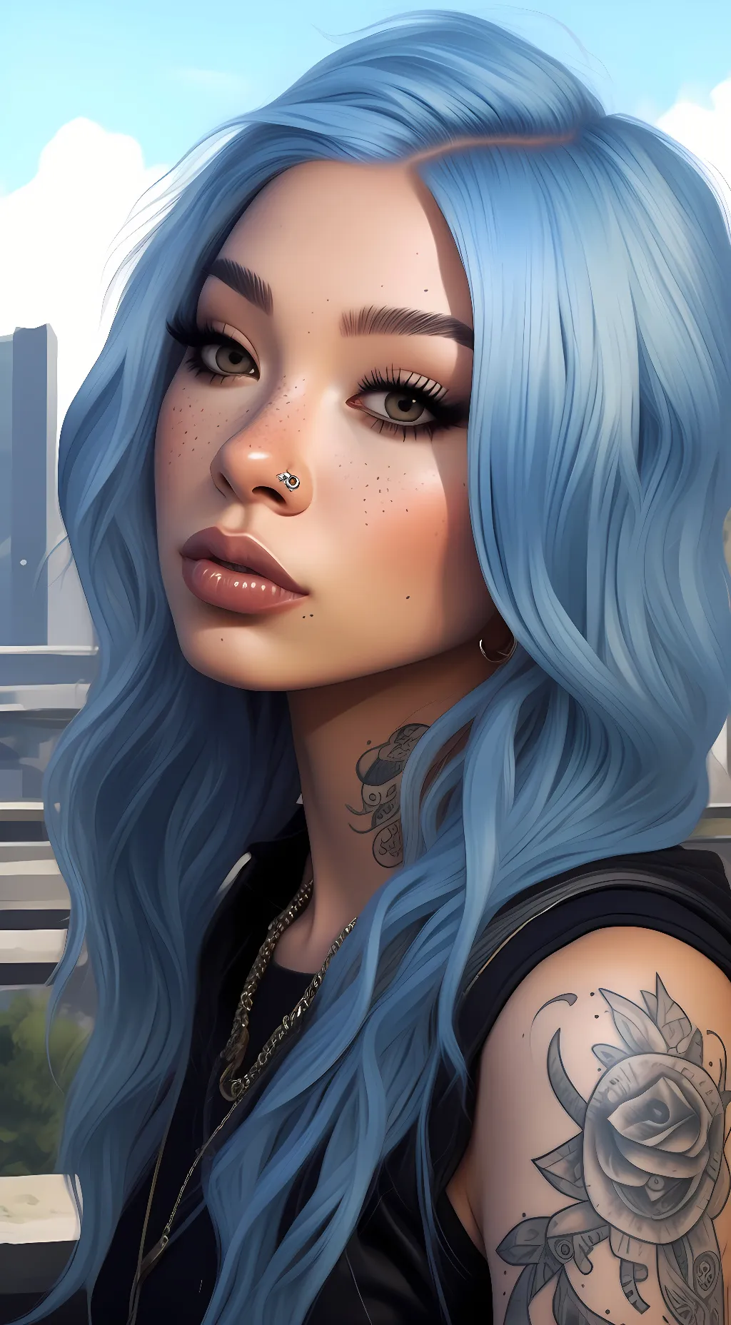 ai character: Eternity  background