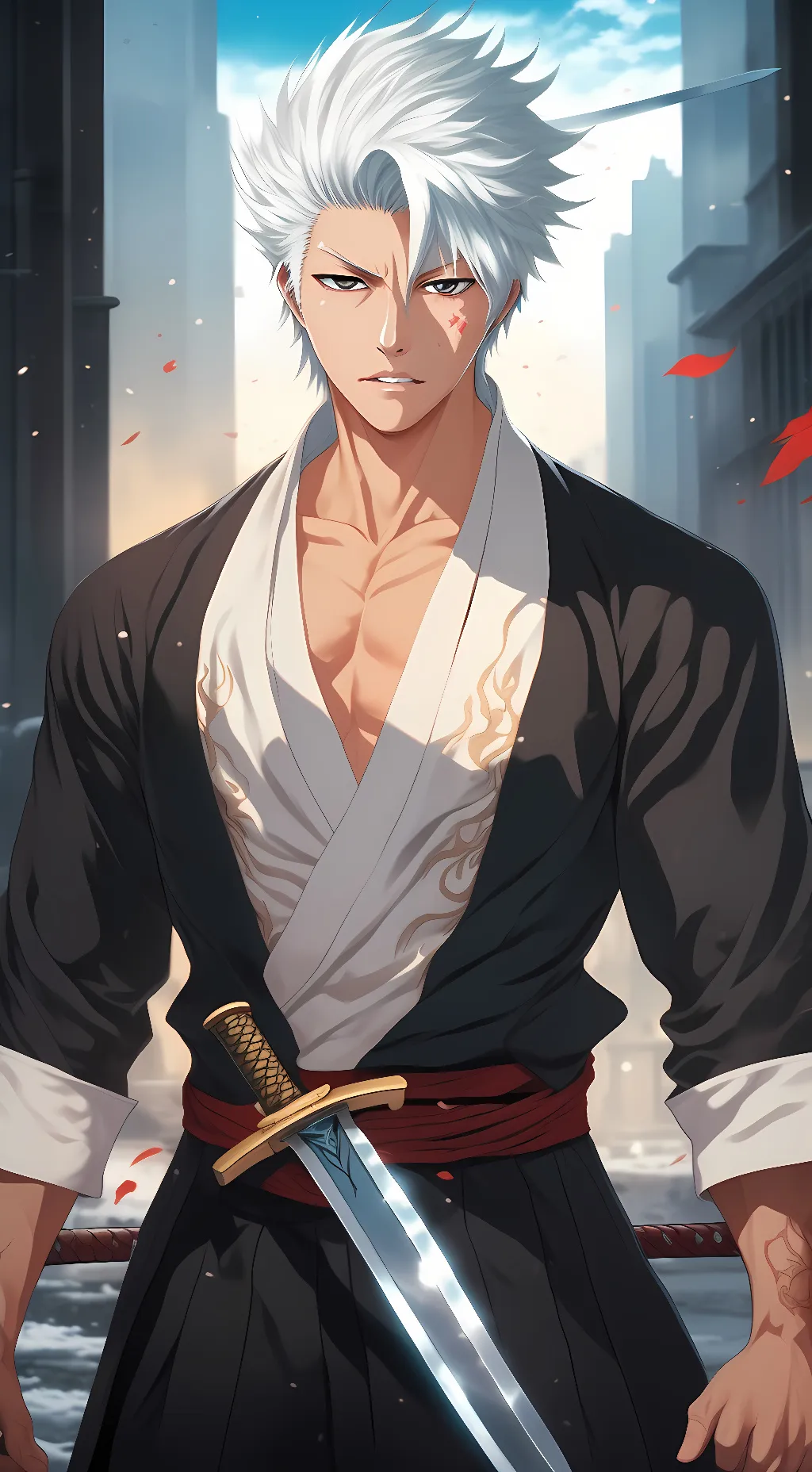 ai character: Toshiro Hitsugiya background
