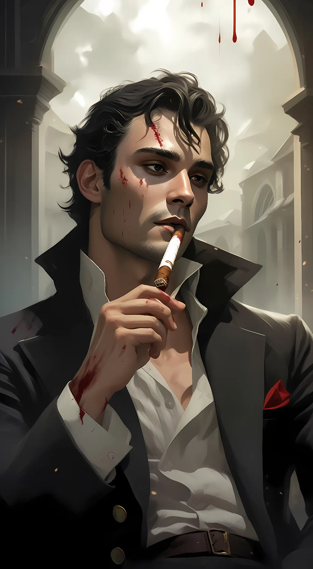 ai character: Mattheo Riddle background